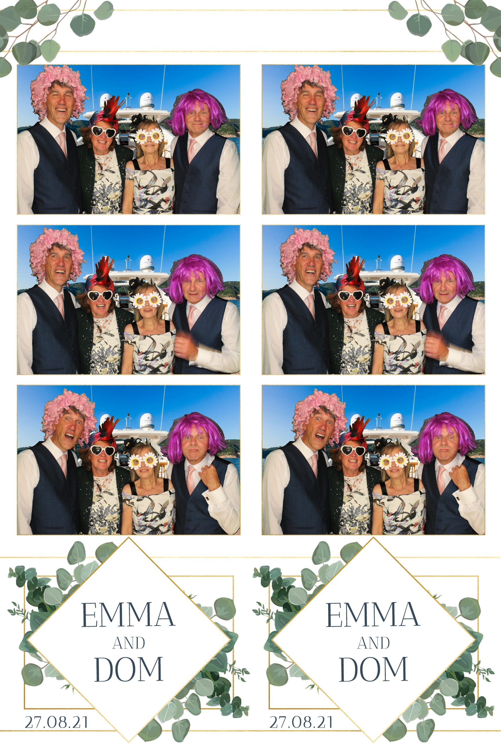 Emma & Dom | View more photos from the event at images.mobile-photo-booth.com/u/MobilePhotoBoothUK/Emma-Dom