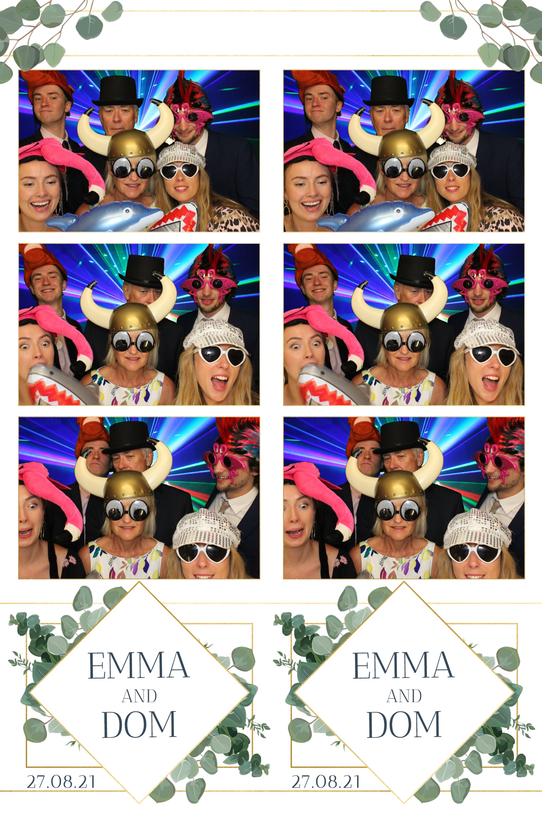Emma & Dom | View more photos from the event at images.mobile-photo-booth.com/u/MobilePhotoBoothUK/Emma-Dom