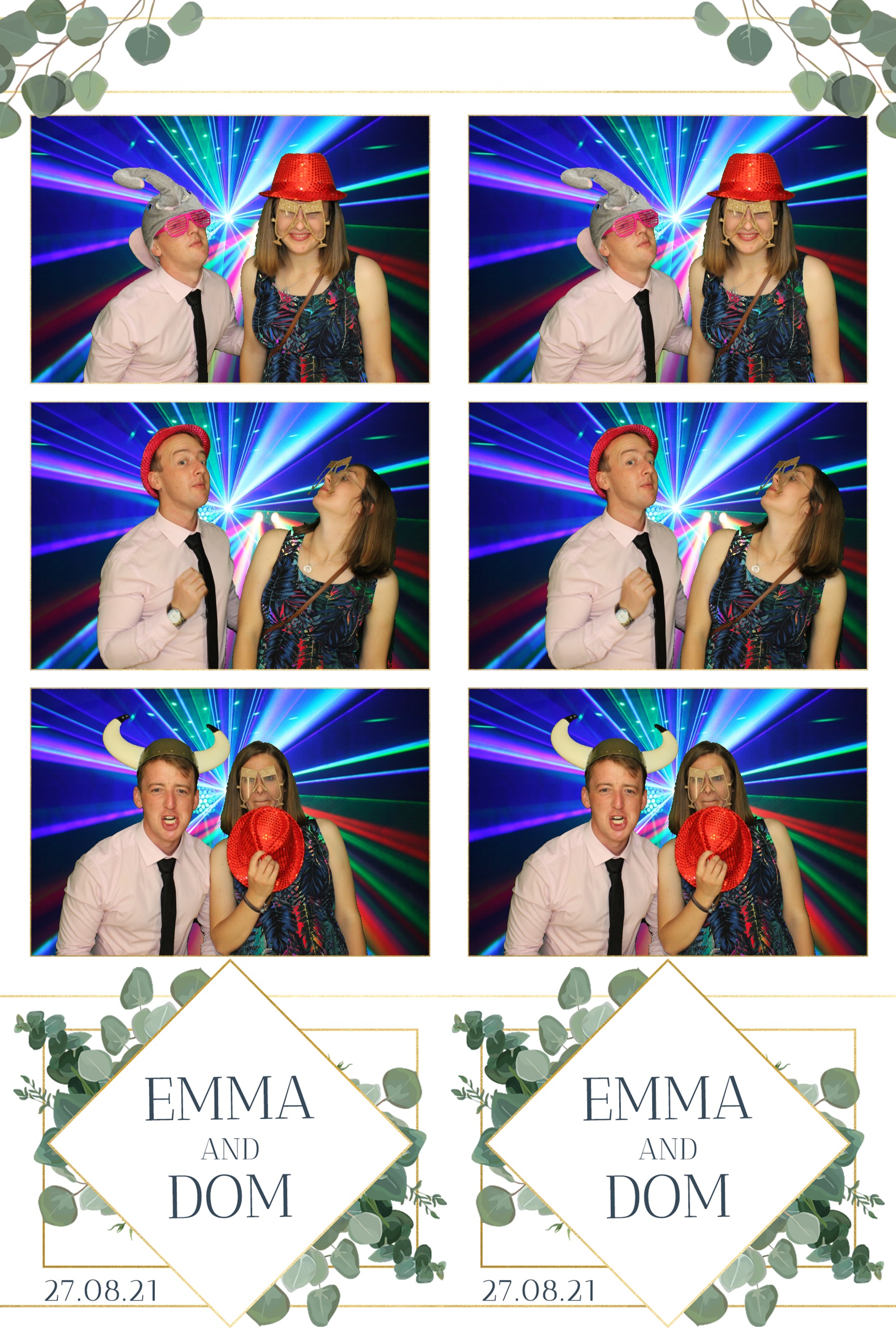 Emma & Dom | View more photos from the event at images.mobile-photo-booth.com/u/MobilePhotoBoothUK/Emma-Dom