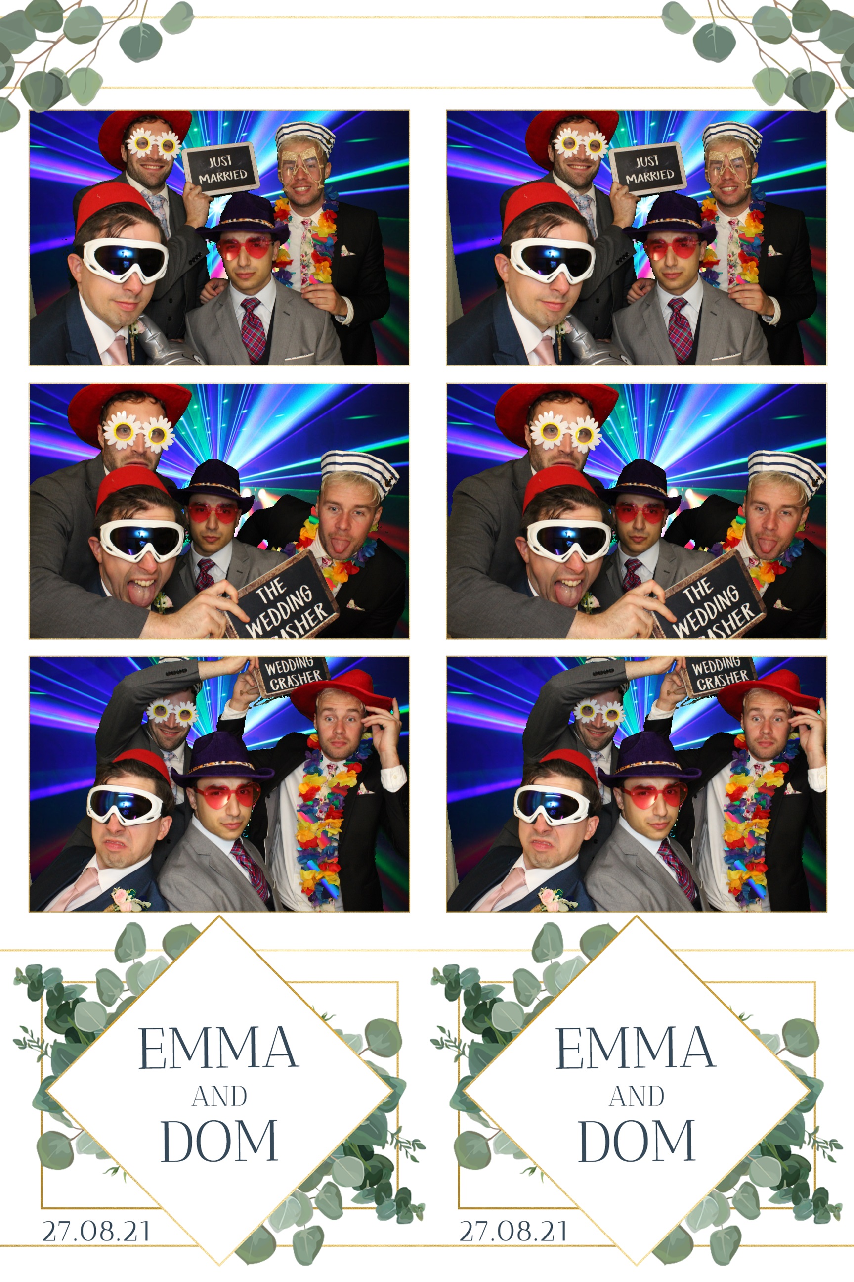 Emma & Dom | View more photos from the event at images.mobile-photo-booth.com/u/MobilePhotoBoothUK/Emma-Dom