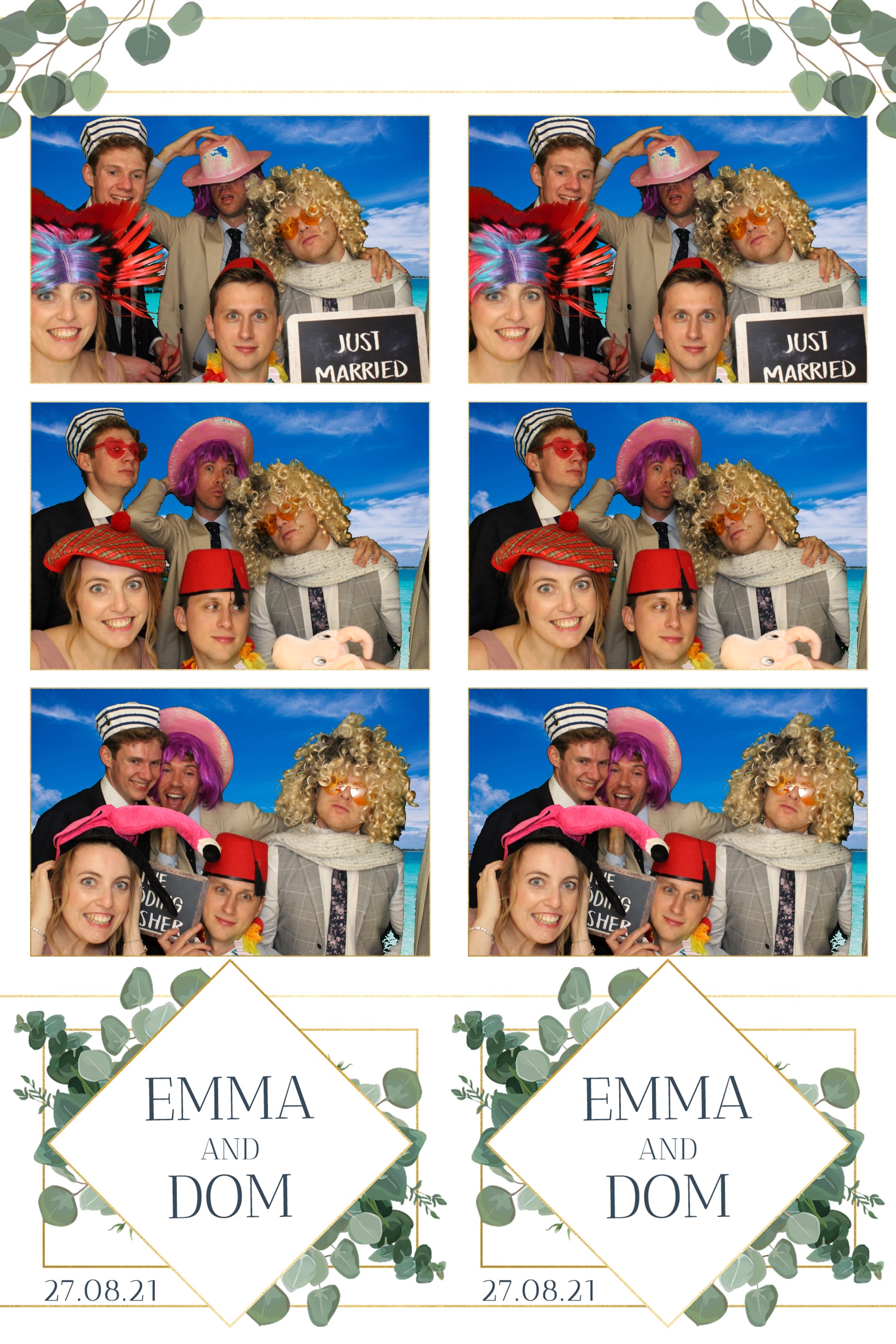 Emma & Dom | View more photos from the event at images.mobile-photo-booth.com/u/MobilePhotoBoothUK/Emma-Dom