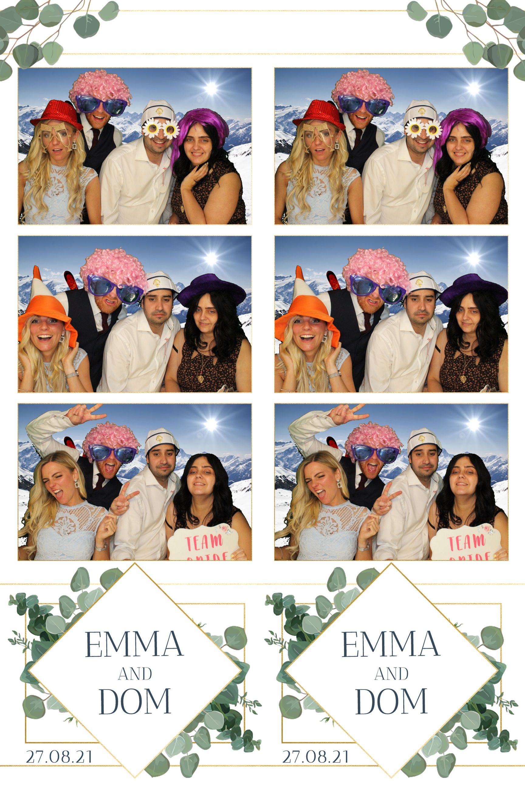 Emma & Dom | View more photos from the event at images.mobile-photo-booth.com/u/MobilePhotoBoothUK/Emma-Dom