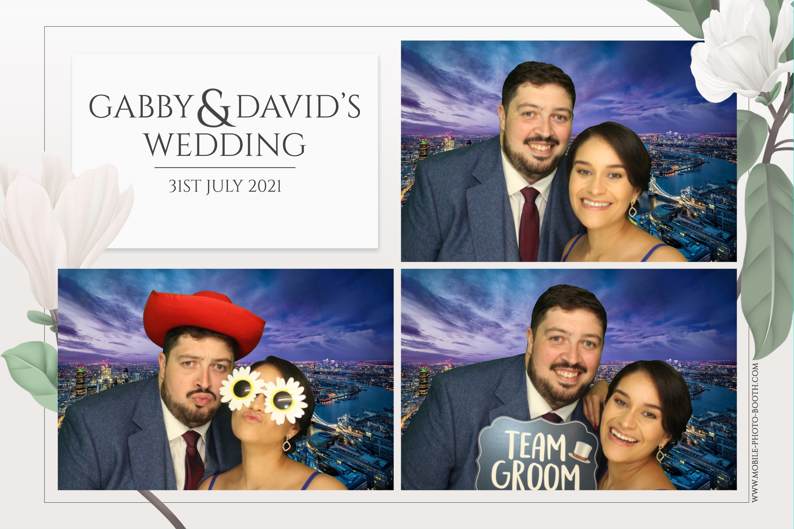 Gabby & David | View more photos from the event at images.mobile-photo-booth.com/u/MobilePhotoBoothUK/Gabby-David