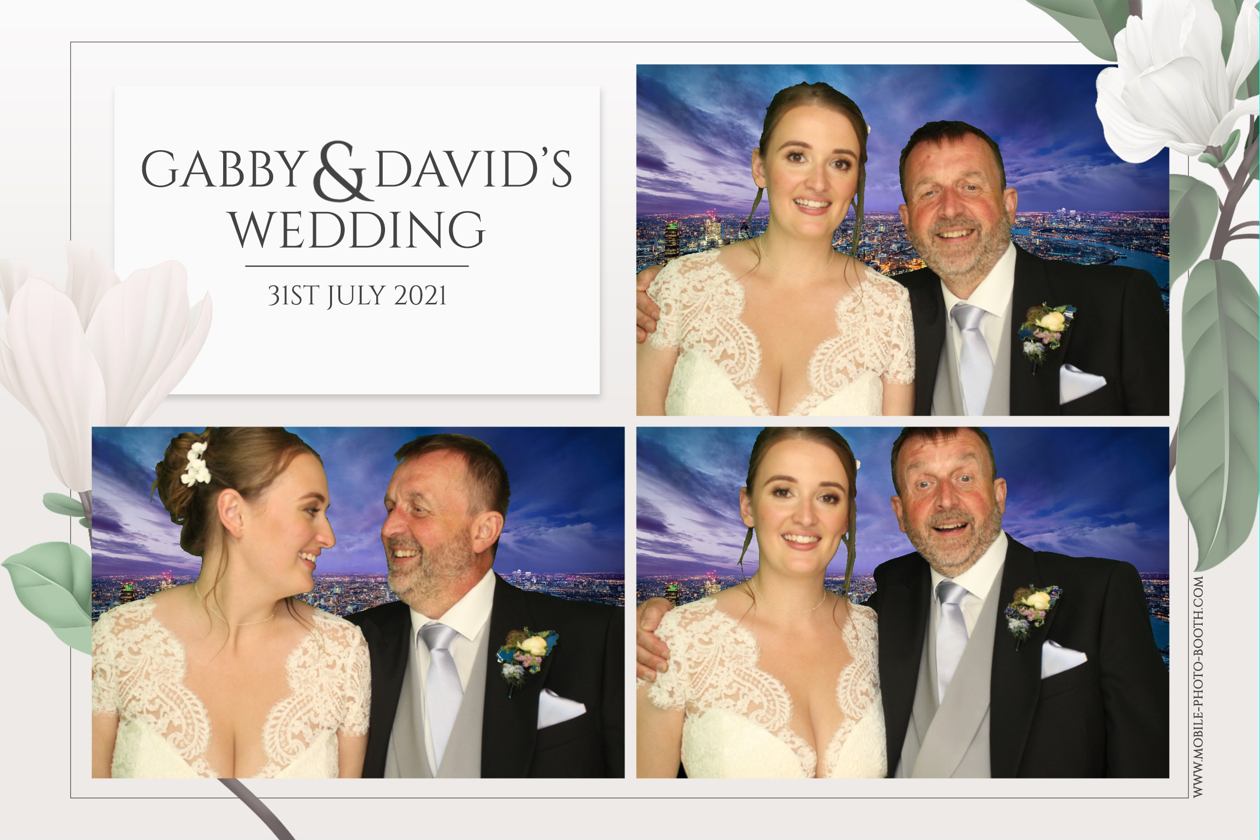 Gabby & David | View more photos from the event at images.mobile-photo-booth.com/u/MobilePhotoBoothUK/Gabby-David