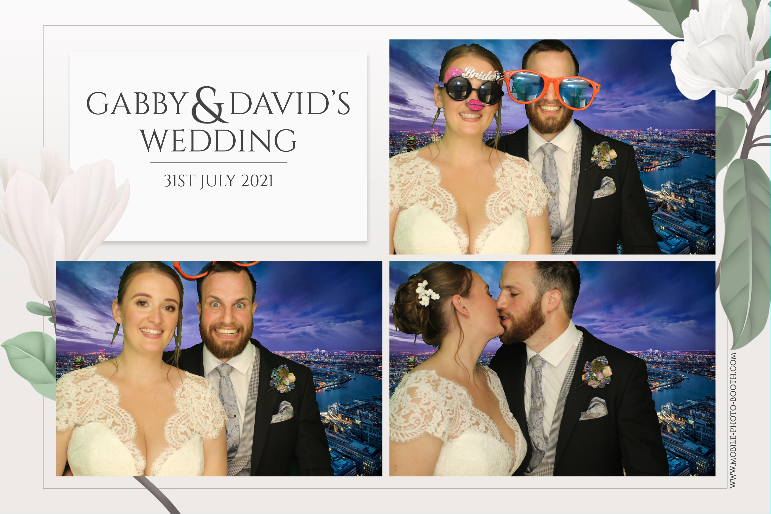Gabby & David | View more photos from the event at images.mobile-photo-booth.com/u/MobilePhotoBoothUK/Gabby-David