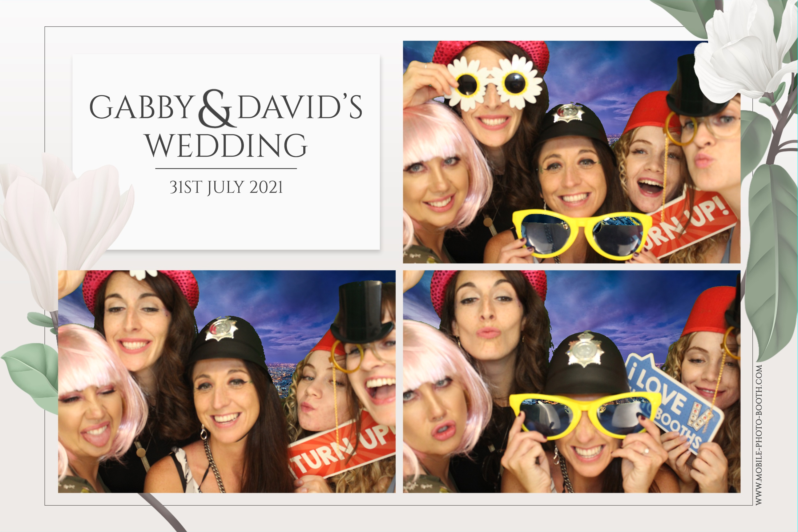 Gabby & David | View more photos from the event at images.mobile-photo-booth.com/u/MobilePhotoBoothUK/Gabby-David