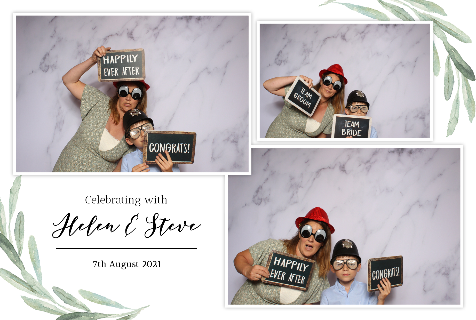 Helen & Steve | View more photos from the event at images.mobile-photo-booth.com/u/MobilePhotoBoothUK/Helen-Steve