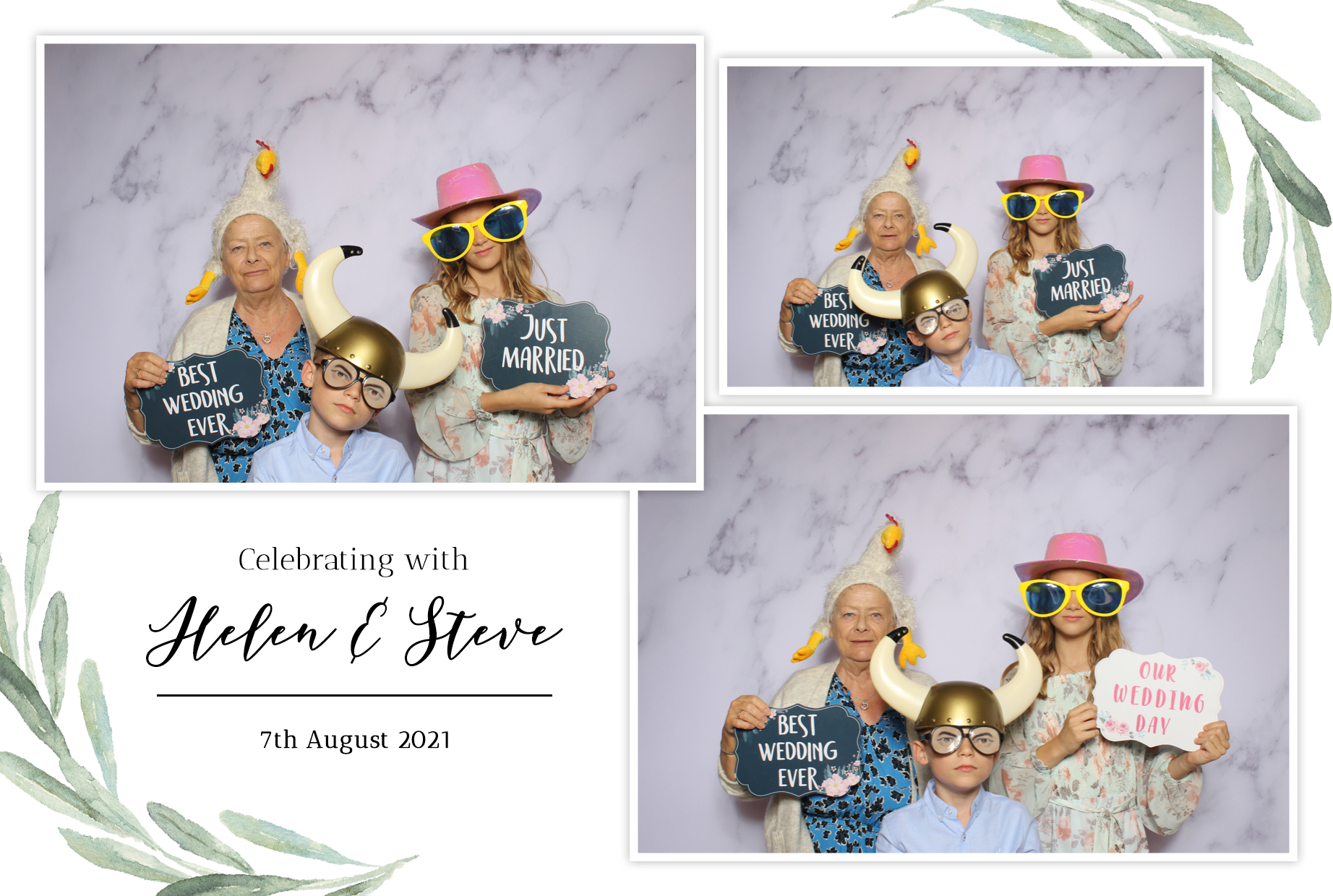 Helen & Steve | View more photos from the event at images.mobile-photo-booth.com/u/MobilePhotoBoothUK/Helen-Steve