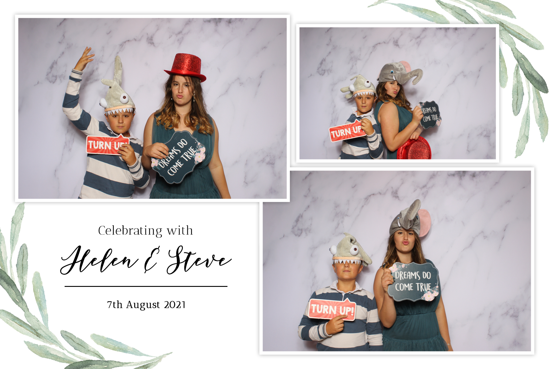 Helen & Steve | View more photos from the event at images.mobile-photo-booth.com/u/MobilePhotoBoothUK/Helen-Steve