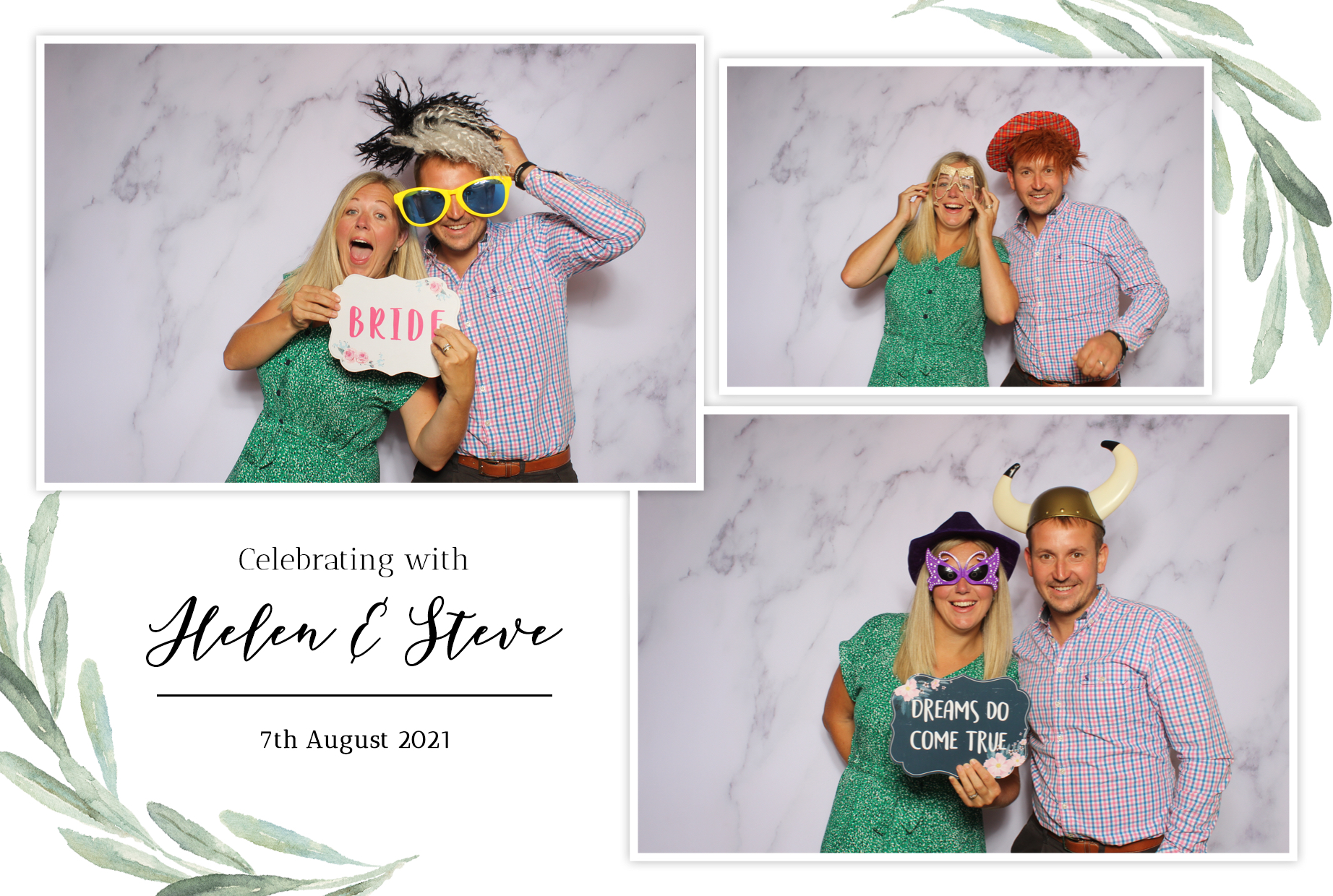 Helen & Steve | View more photos from the event at images.mobile-photo-booth.com/u/MobilePhotoBoothUK/Helen-Steve