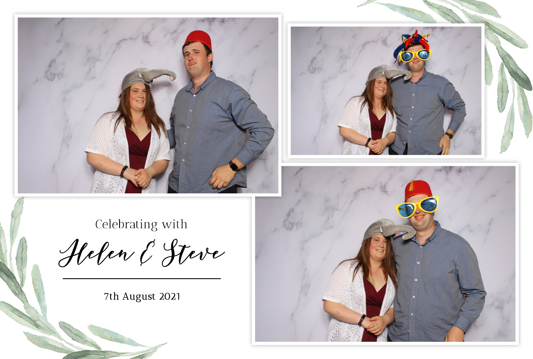 Helen & Steve | View more photos from the event at images.mobile-photo-booth.com/u/MobilePhotoBoothUK/Helen-Steve
