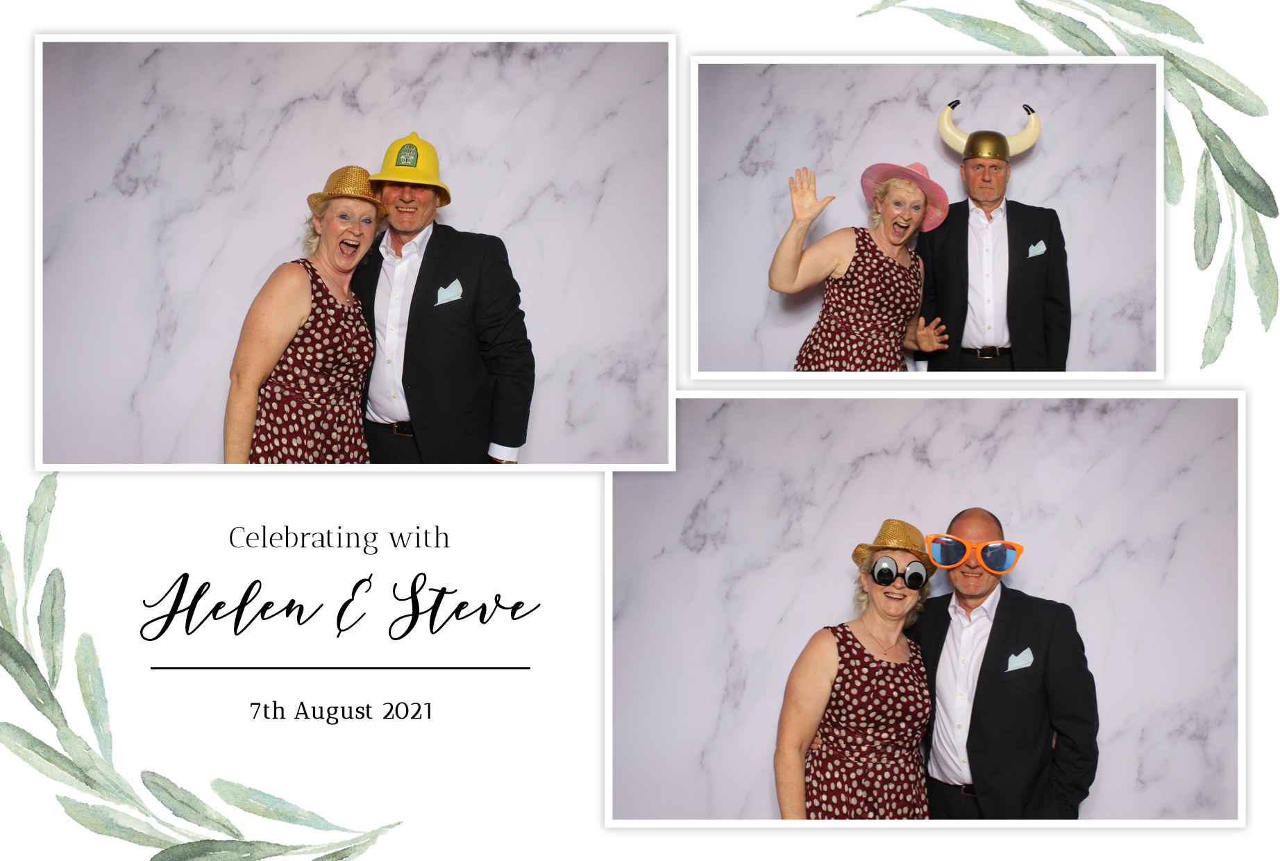 Helen & Steve | View more photos from the event at images.mobile-photo-booth.com/u/MobilePhotoBoothUK/Helen-Steve