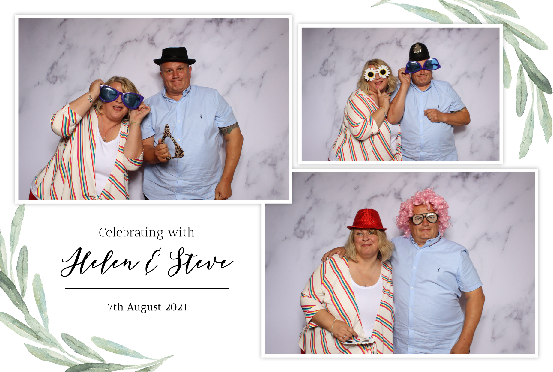 Helen & Steve | View more photos from the event at images.mobile-photo-booth.com/u/MobilePhotoBoothUK/Helen-Steve