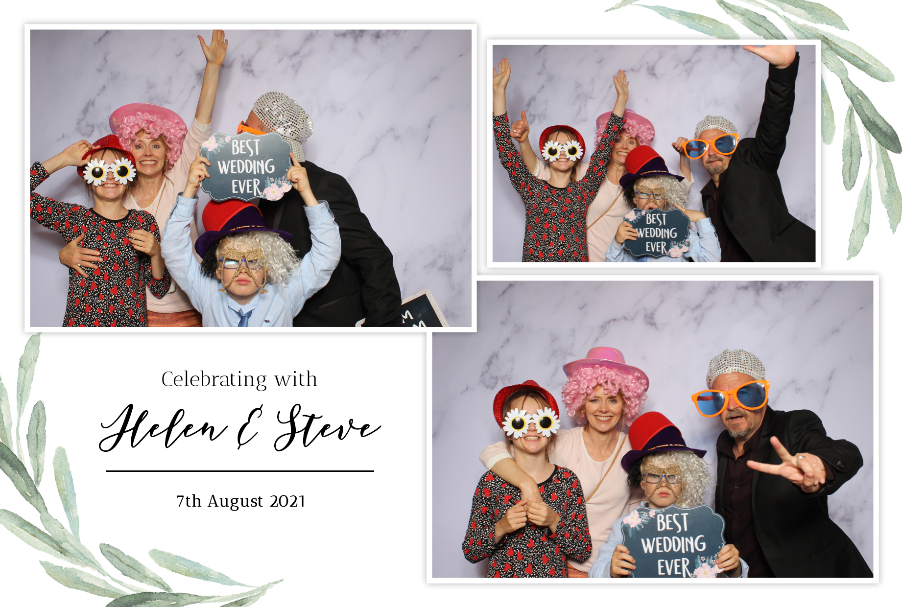 Helen & Steve | View more photos from the event at images.mobile-photo-booth.com/u/MobilePhotoBoothUK/Helen-Steve