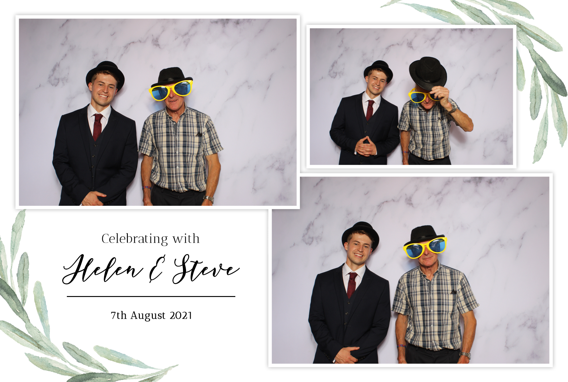Helen & Steve | View more photos from the event at images.mobile-photo-booth.com/u/MobilePhotoBoothUK/Helen-Steve