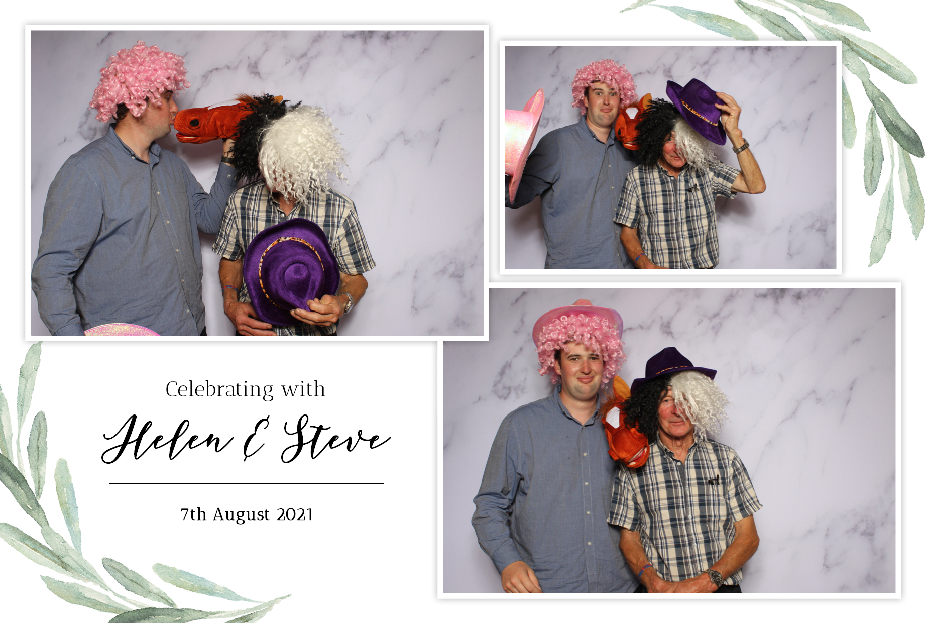 Helen & Steve | View more photos from the event at images.mobile-photo-booth.com/u/MobilePhotoBoothUK/Helen-Steve