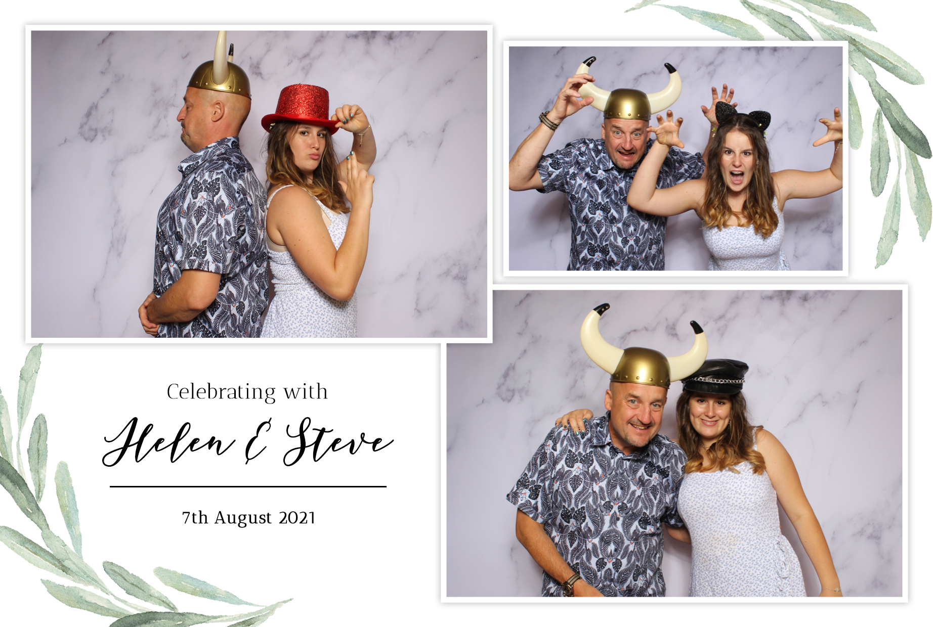 Helen & Steve | View more photos from the event at images.mobile-photo-booth.com/u/MobilePhotoBoothUK/Helen-Steve