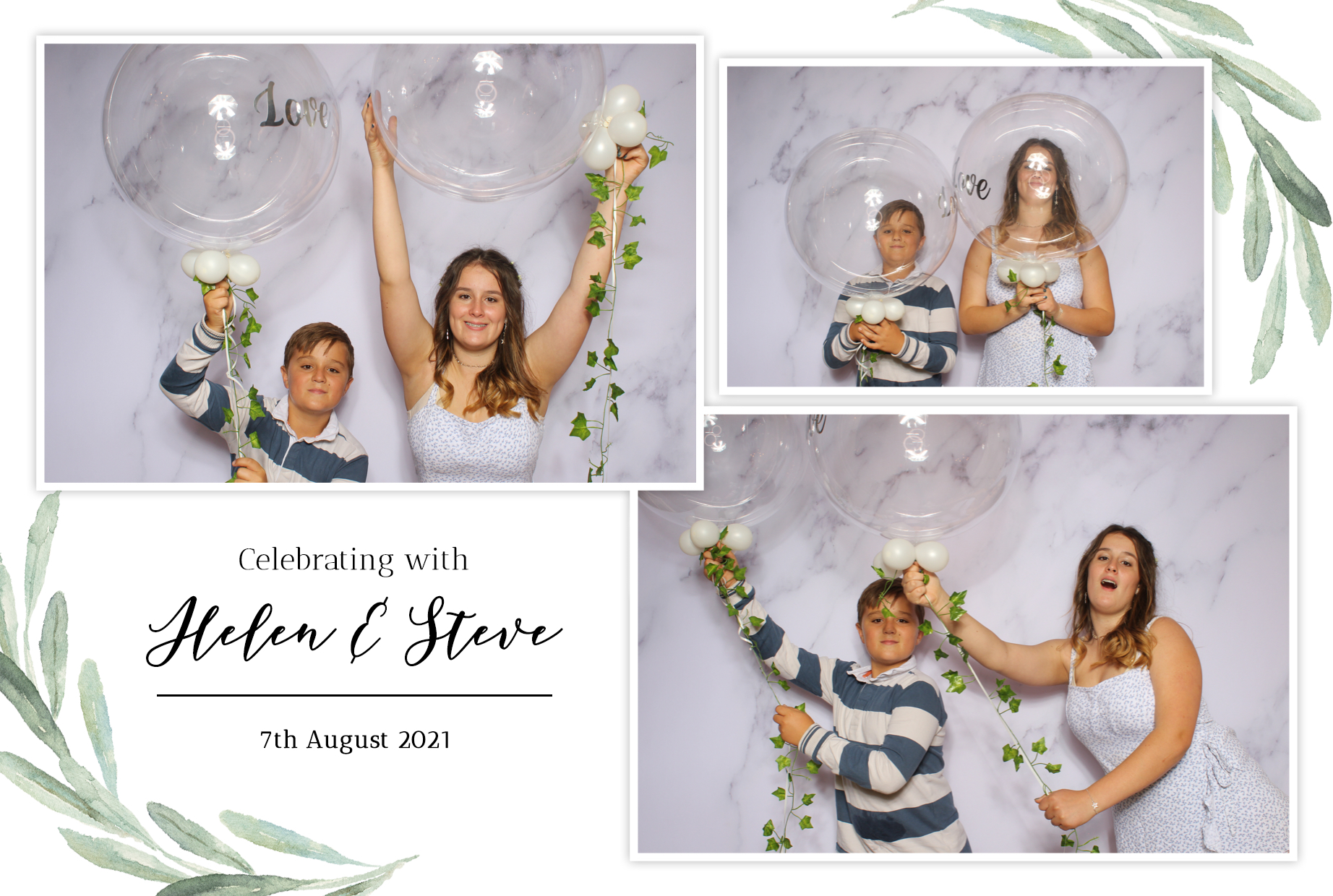 Helen & Steve | View more photos from the event at images.mobile-photo-booth.com/u/MobilePhotoBoothUK/Helen-Steve