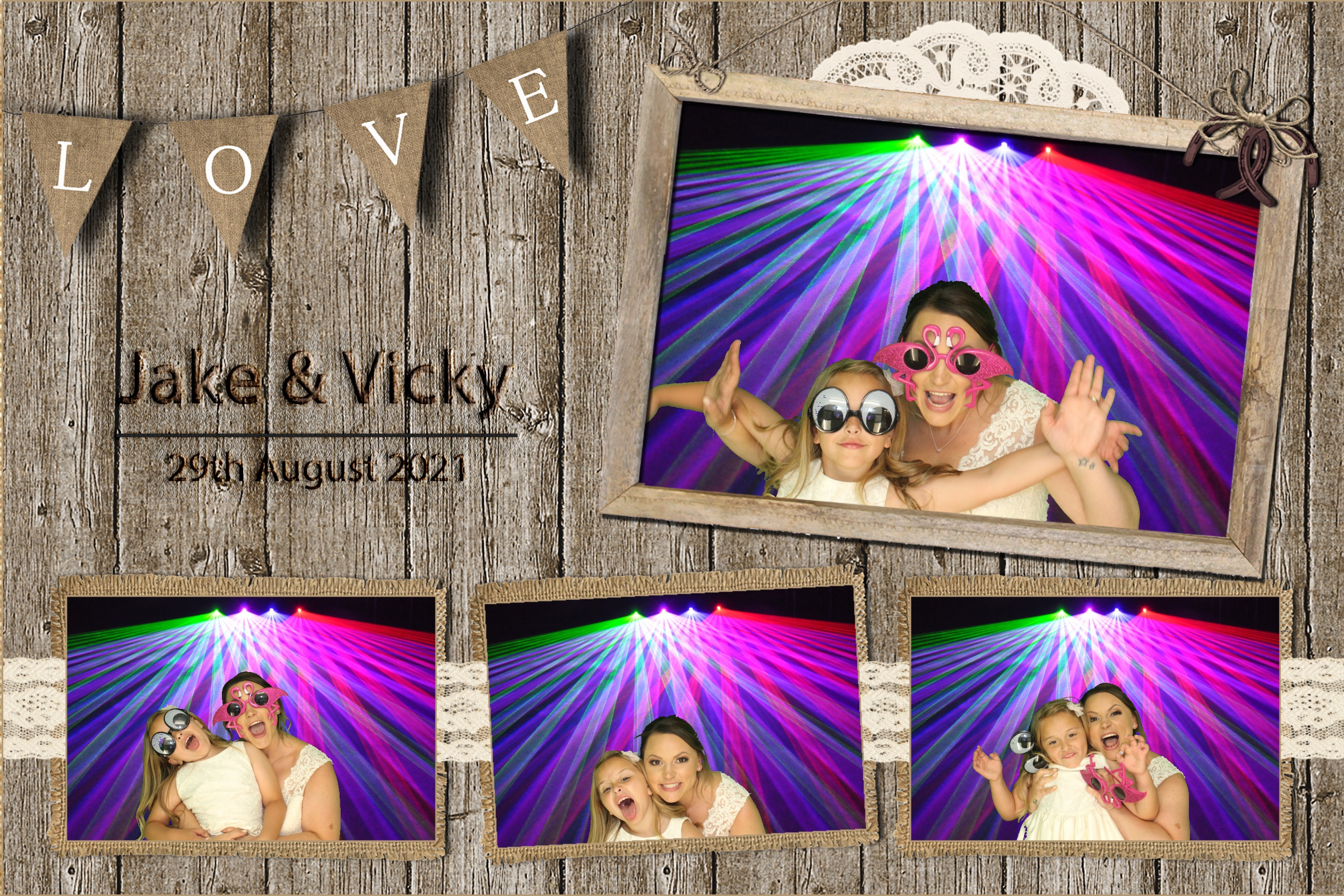 Jake & Vicky | View more photos from the event at images.mobile-photo-booth.com/u/MobilePhotoBoothUK/Jake-Vicky