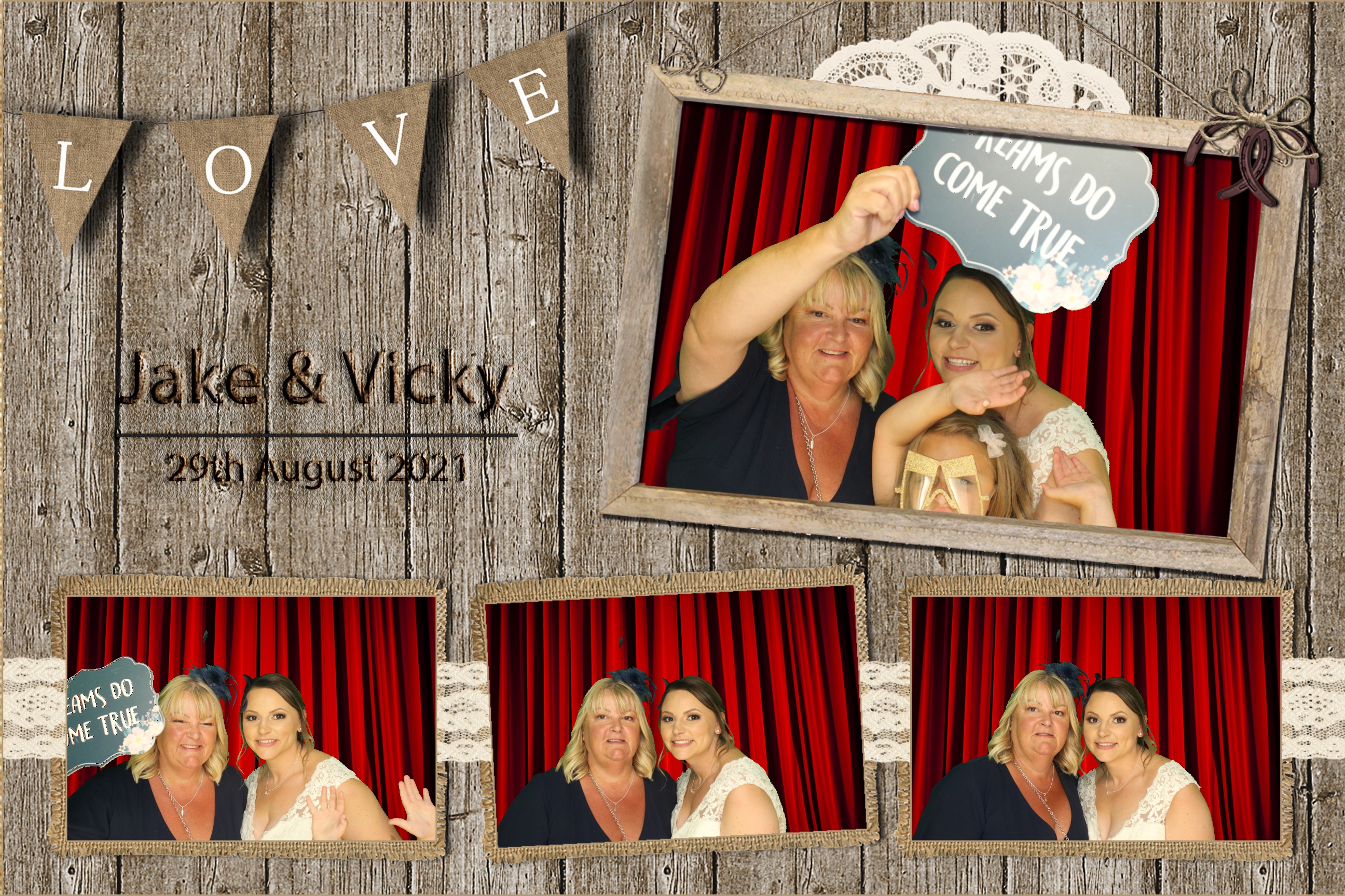 Jake & Vicky | View more photos from the event at images.mobile-photo-booth.com/u/MobilePhotoBoothUK/Jake-Vicky