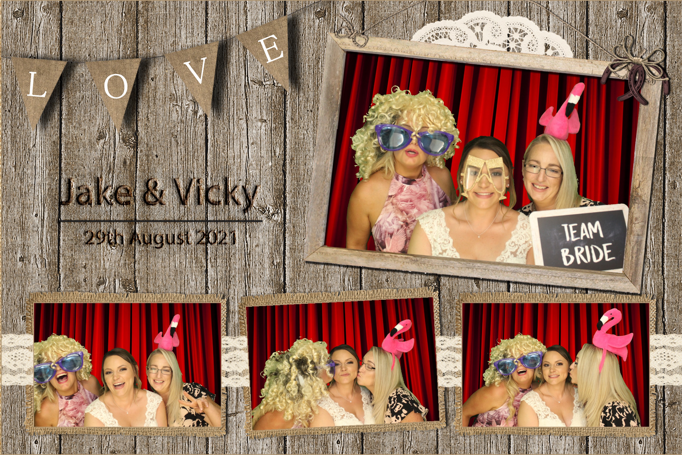 Jake & Vicky | View more photos from the event at images.mobile-photo-booth.com/u/MobilePhotoBoothUK/Jake-Vicky