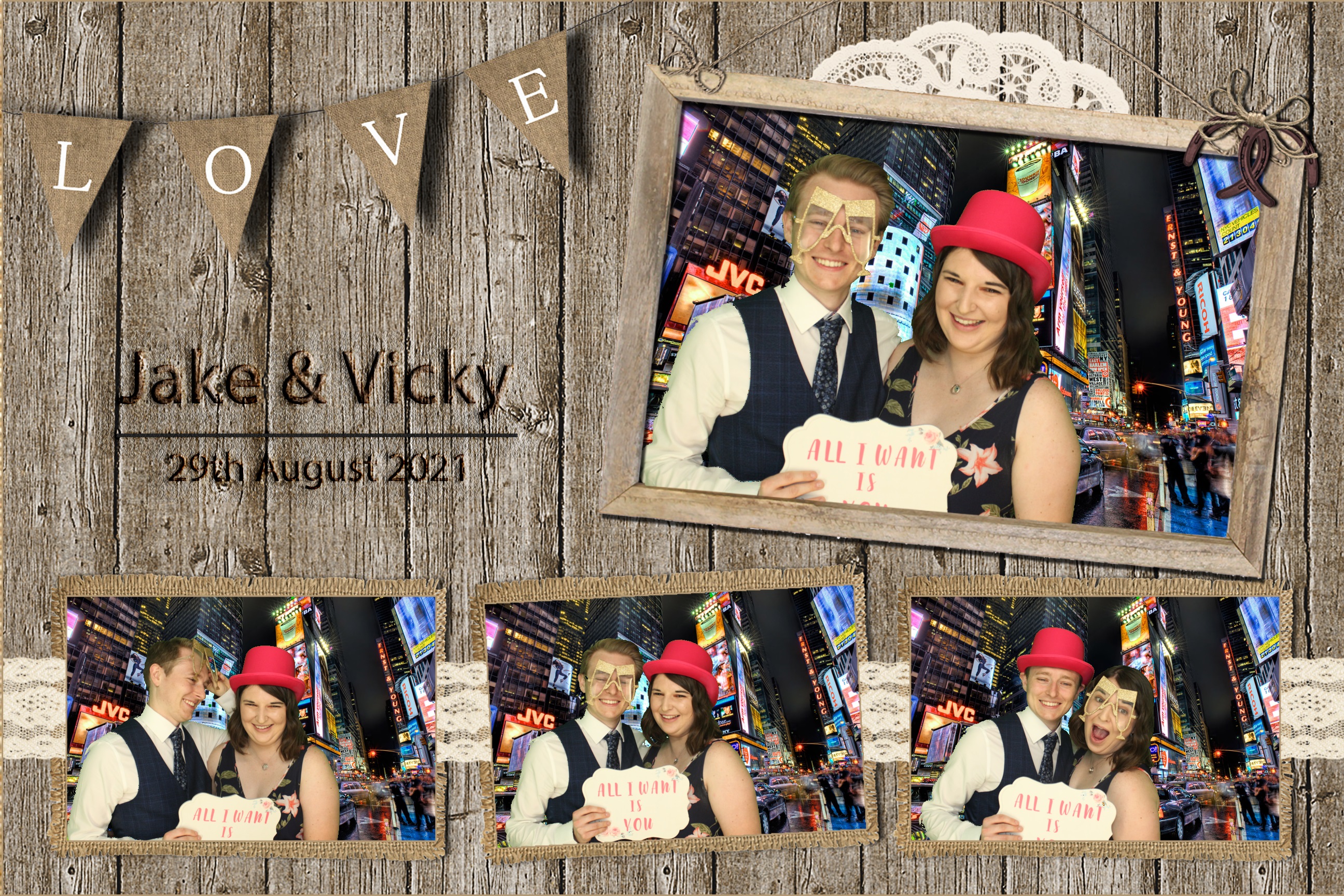 Jake & Vicky | View more photos from the event at images.mobile-photo-booth.com/u/MobilePhotoBoothUK/Jake-Vicky