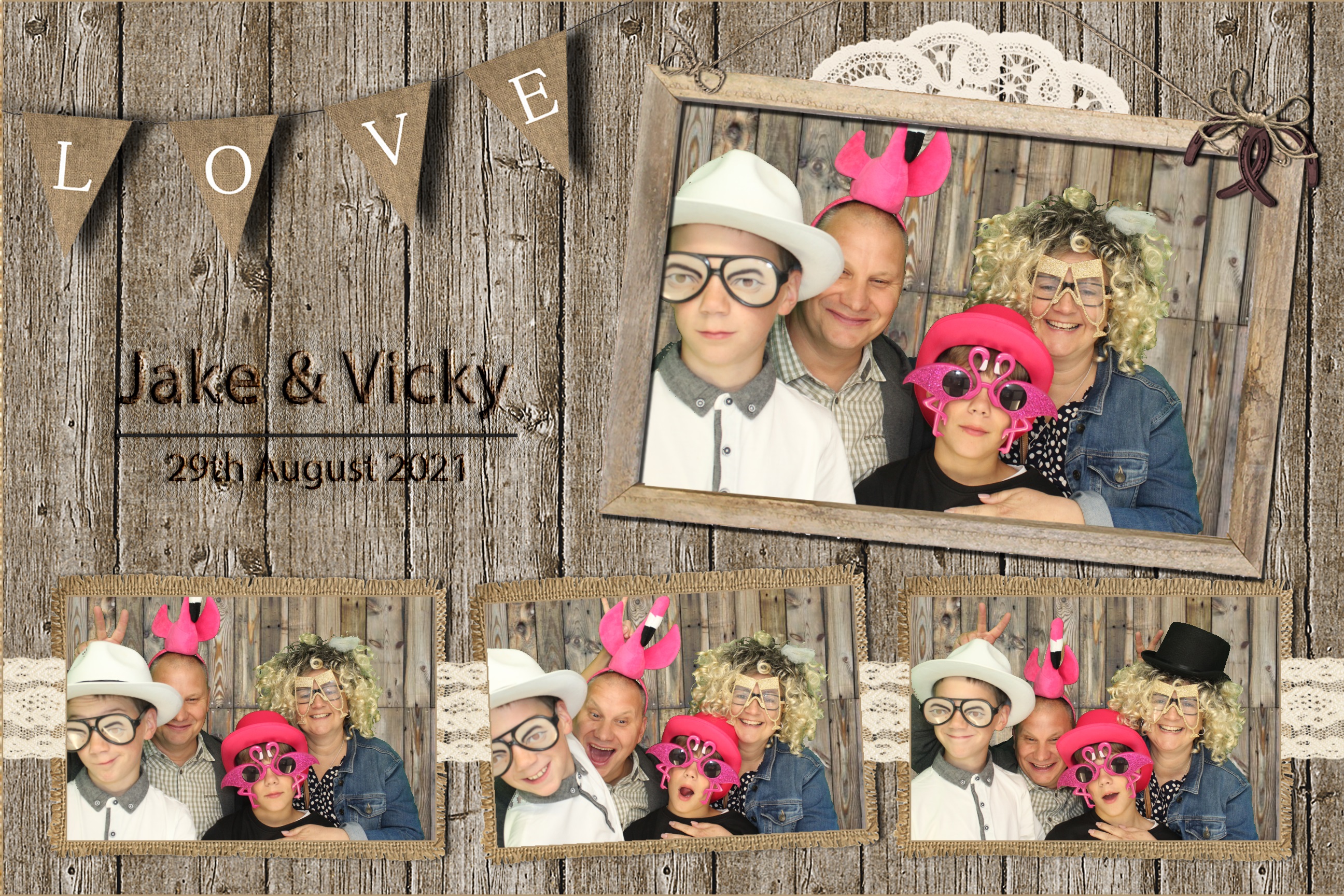 Jake & Vicky | View more photos from the event at images.mobile-photo-booth.com/u/MobilePhotoBoothUK/Jake-Vicky