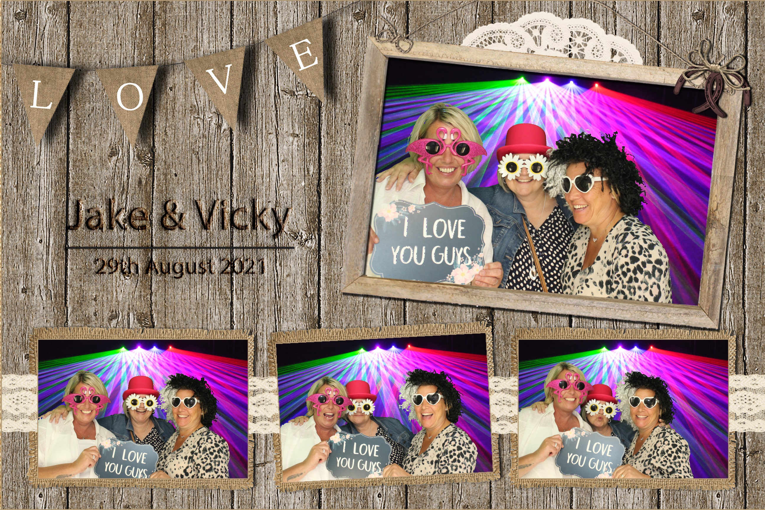 Jake & Vicky | View more photos from the event at images.mobile-photo-booth.com/u/MobilePhotoBoothUK/Jake-Vicky
