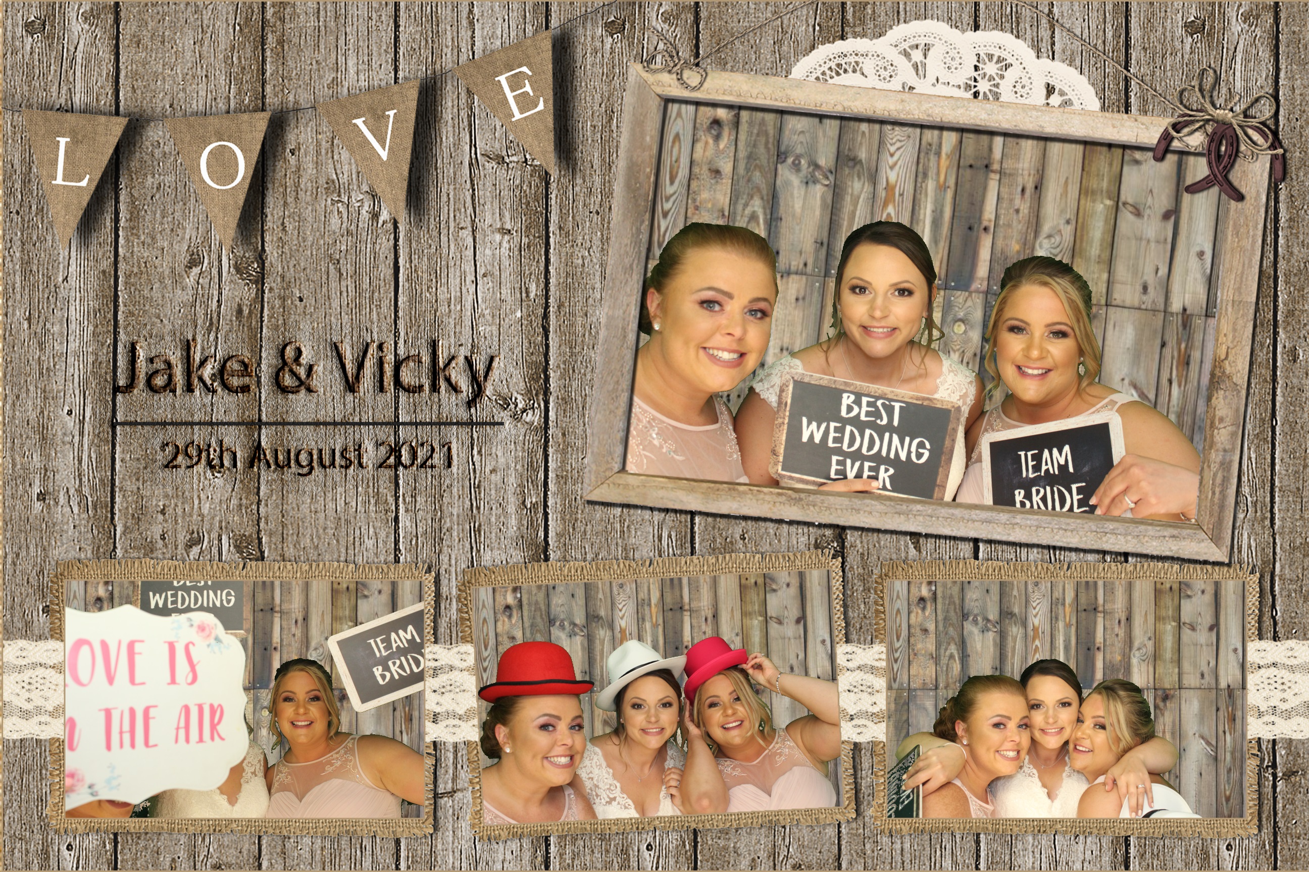 Jake & Vicky | View more photos from the event at images.mobile-photo-booth.com/u/MobilePhotoBoothUK/Jake-Vicky