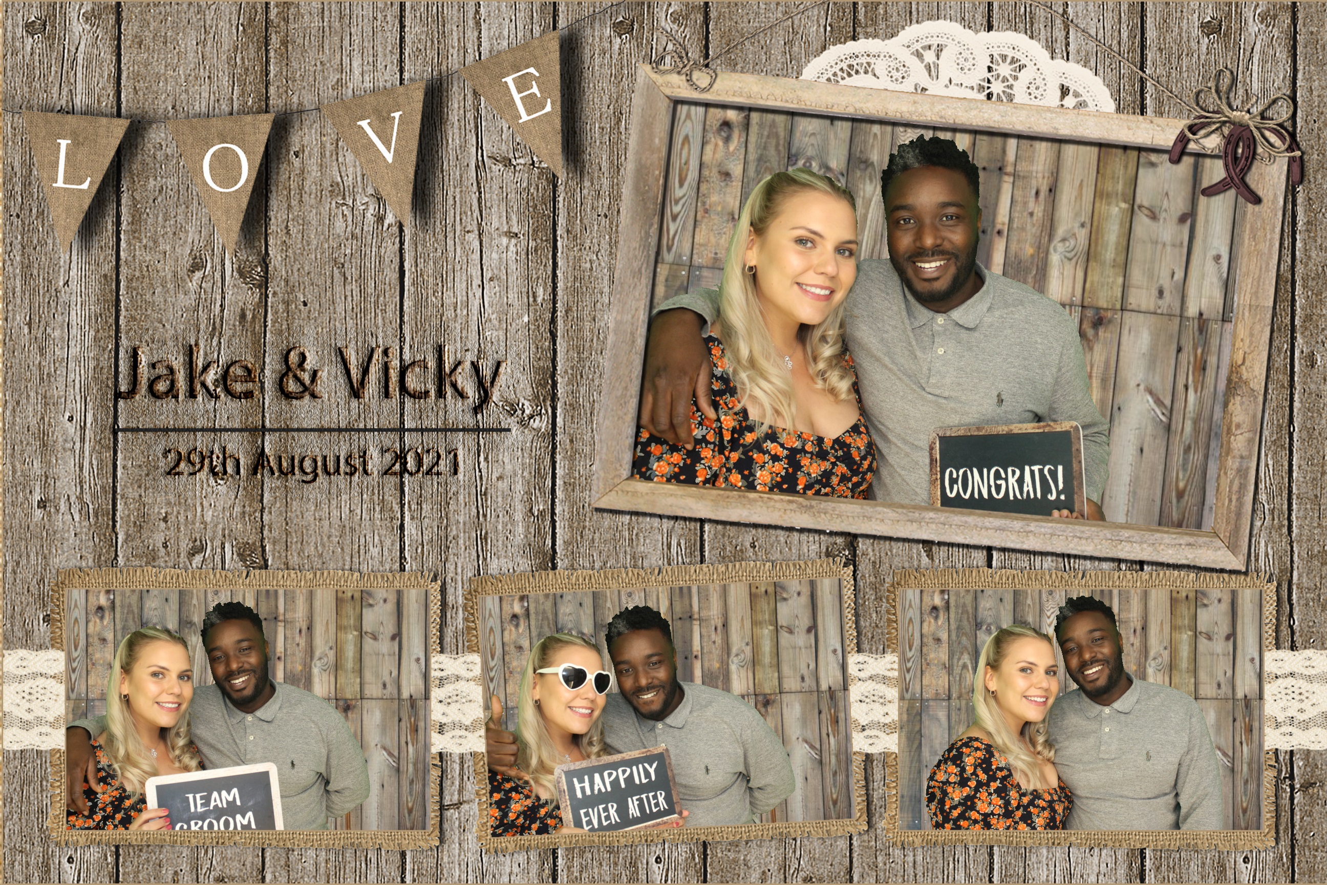 Jake & Vicky | View more photos from the event at images.mobile-photo-booth.com/u/MobilePhotoBoothUK/Jake-Vicky