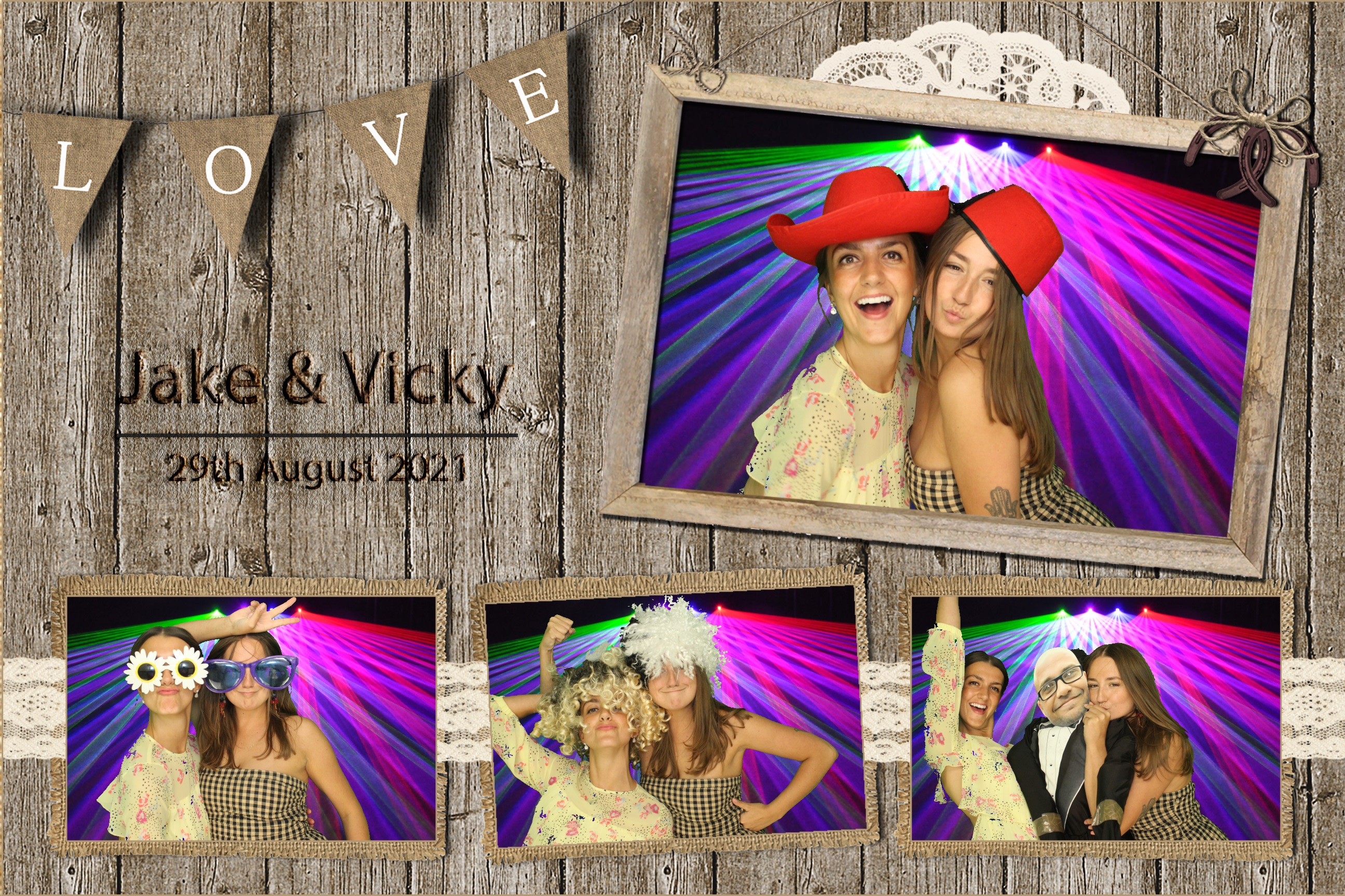 Jake & Vicky | View more photos from the event at images.mobile-photo-booth.com/u/MobilePhotoBoothUK/Jake-Vicky