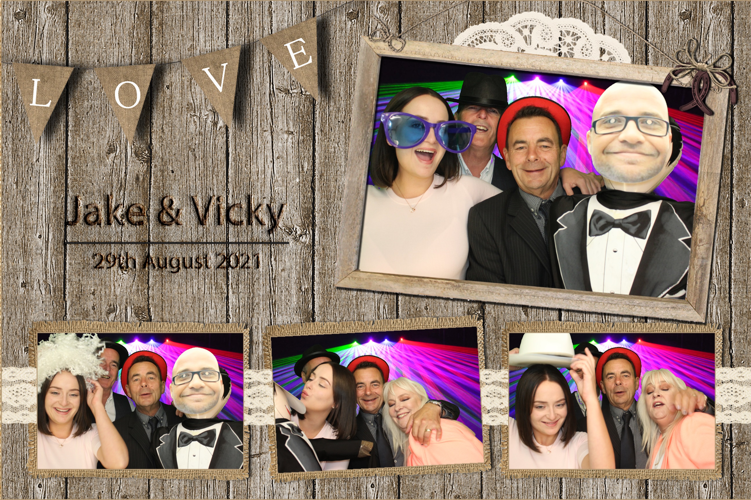 Jake & Vicky | View more photos from the event at images.mobile-photo-booth.com/u/MobilePhotoBoothUK/Jake-Vicky