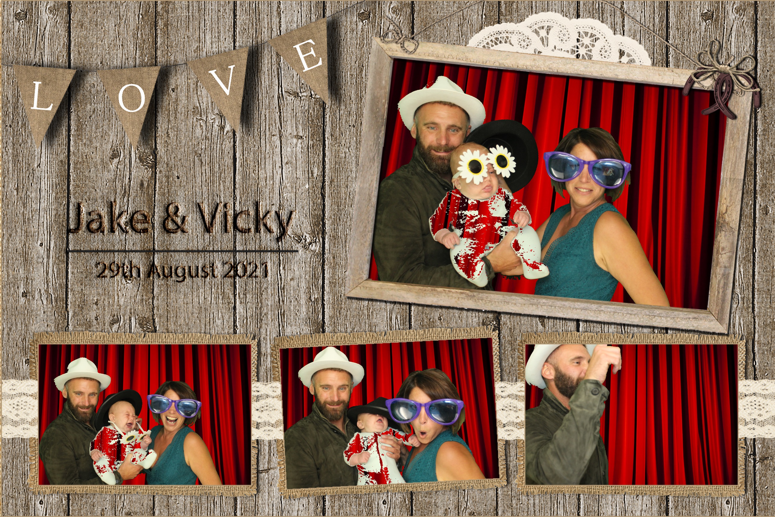 Jake & Vicky | View more photos from the event at images.mobile-photo-booth.com/u/MobilePhotoBoothUK/Jake-Vicky