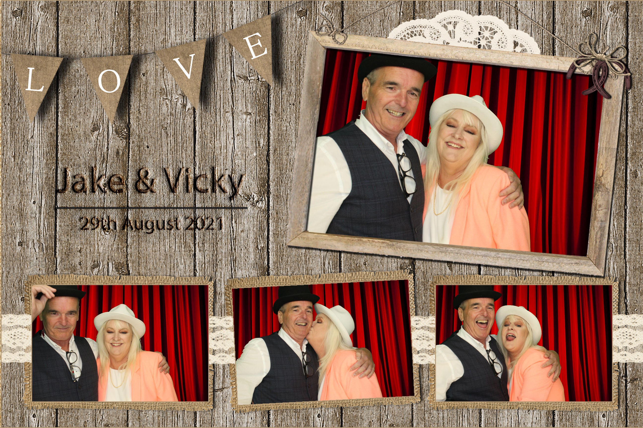 Jake & Vicky | View more photos from the event at images.mobile-photo-booth.com/u/MobilePhotoBoothUK/Jake-Vicky