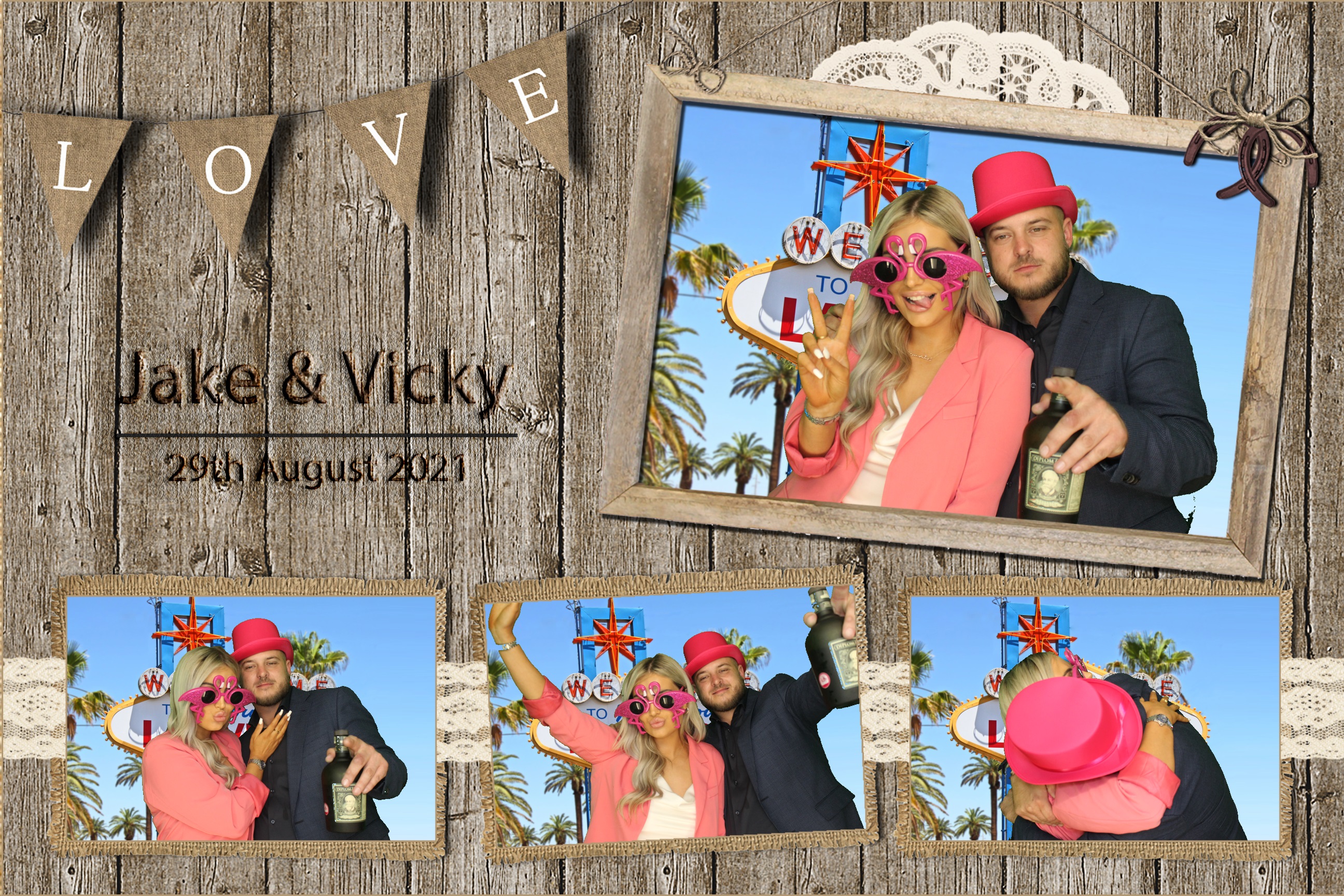 Jake & Vicky | View more photos from the event at images.mobile-photo-booth.com/u/MobilePhotoBoothUK/Jake-Vicky