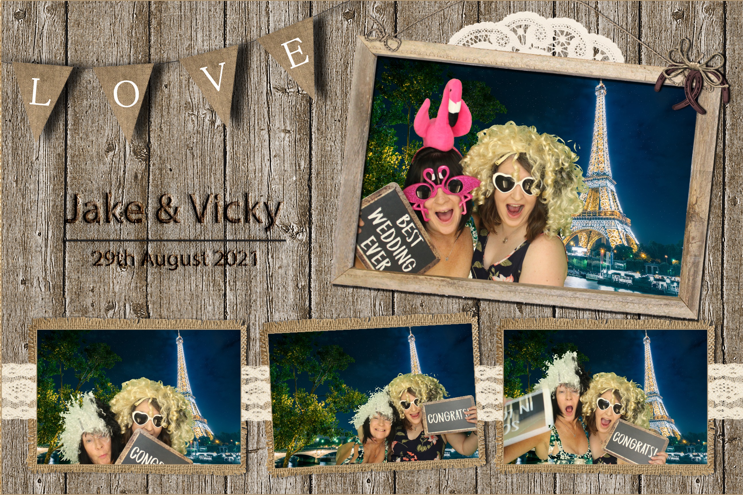 Jake & Vicky | View more photos from the event at images.mobile-photo-booth.com/u/MobilePhotoBoothUK/Jake-Vicky