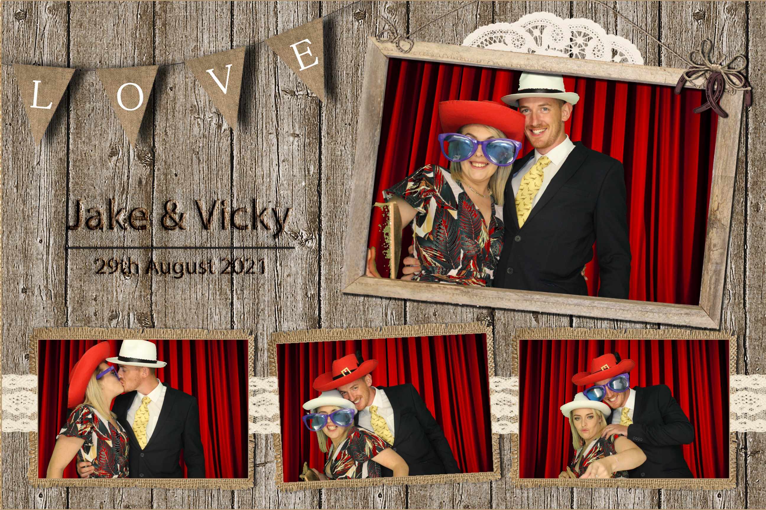 Jake & Vicky | View more photos from the event at images.mobile-photo-booth.com/u/MobilePhotoBoothUK/Jake-Vicky
