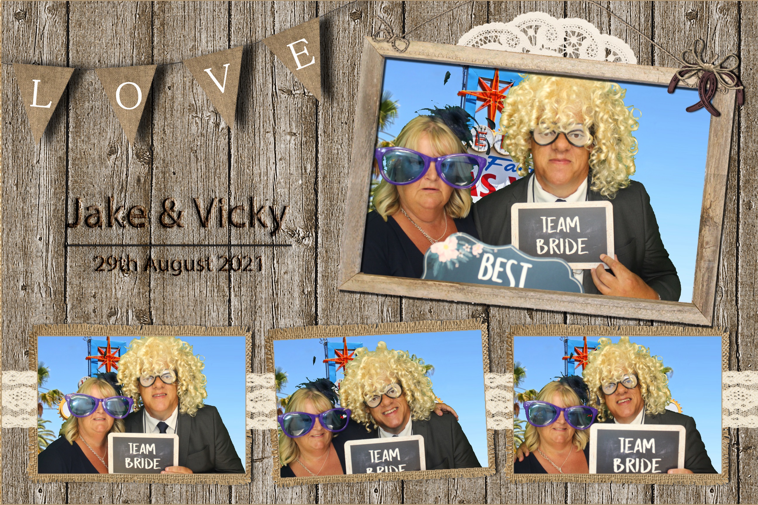 Jake & Vicky | View more photos from the event at images.mobile-photo-booth.com/u/MobilePhotoBoothUK/Jake-Vicky