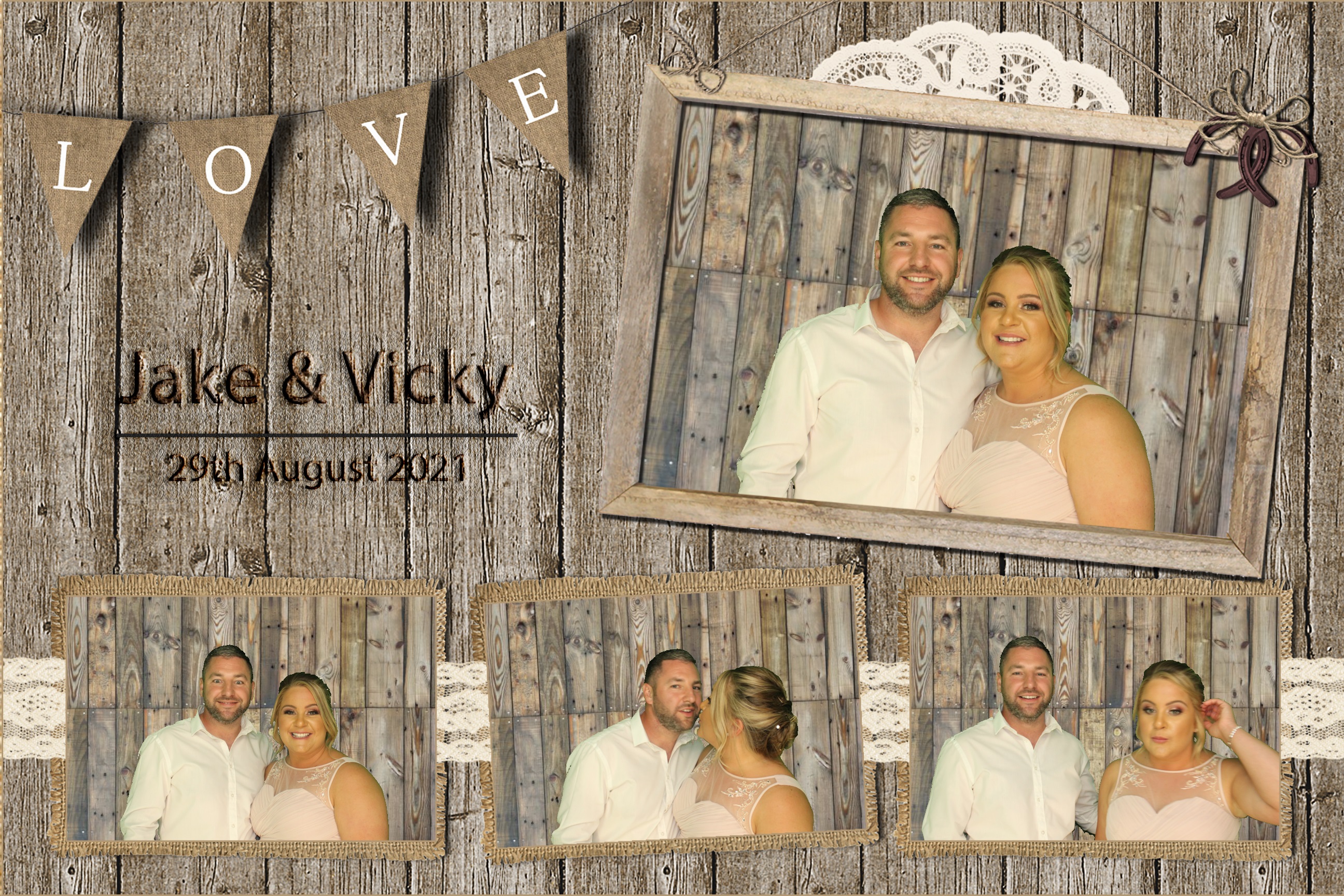 Jake & Vicky | View more photos from the event at images.mobile-photo-booth.com/u/MobilePhotoBoothUK/Jake-Vicky