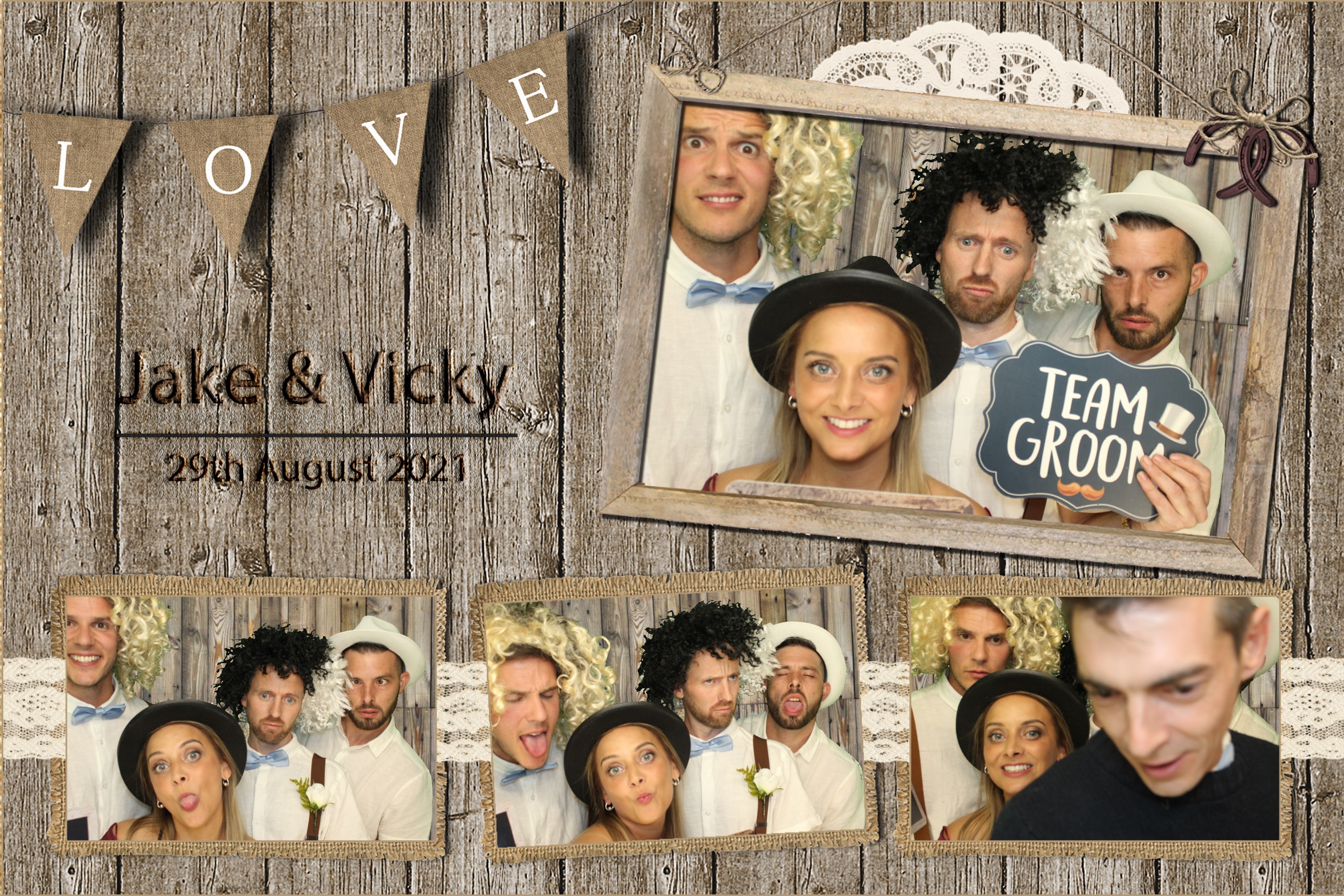 Jake & Vicky | View more photos from the event at images.mobile-photo-booth.com/u/MobilePhotoBoothUK/Jake-Vicky