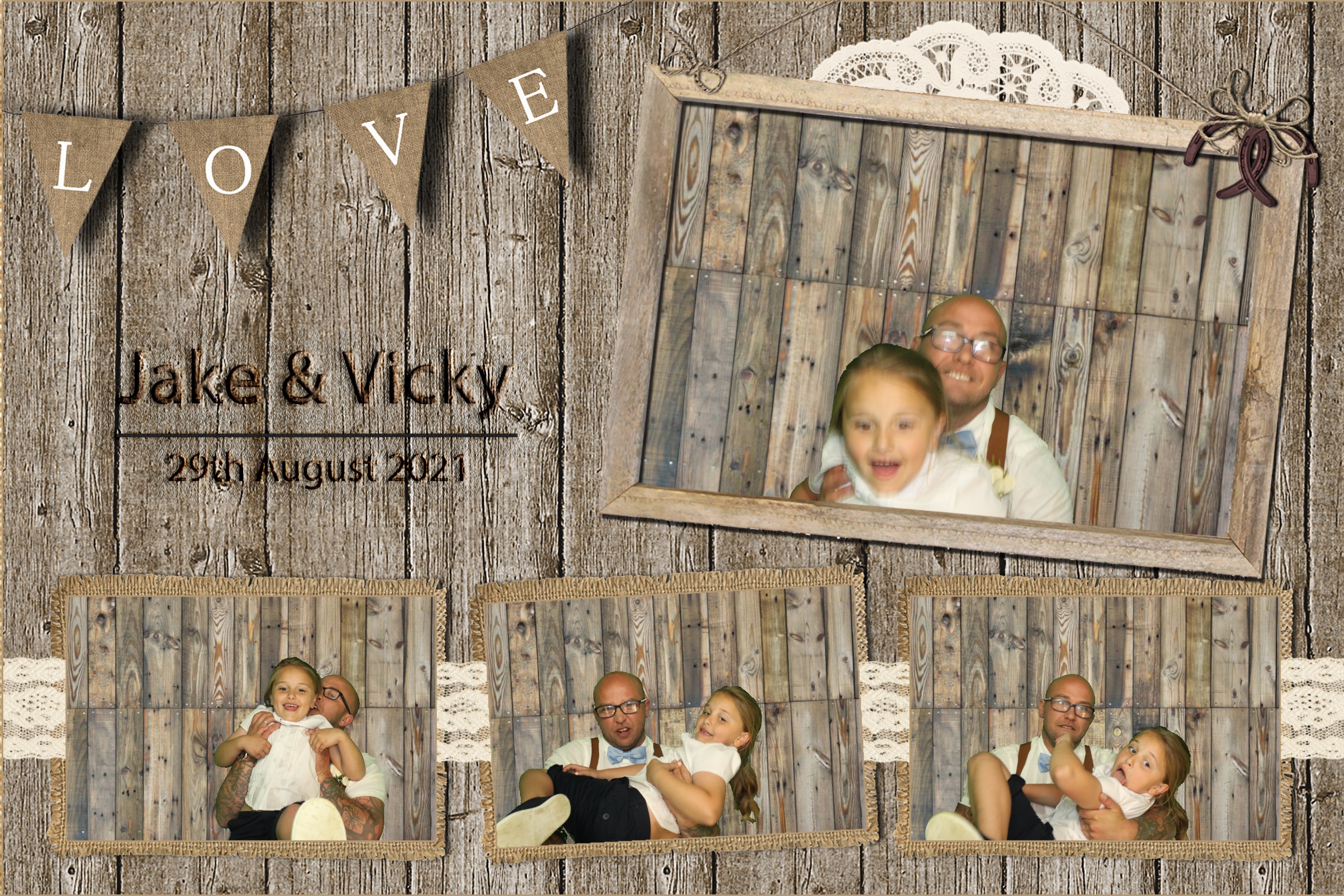 Jake & Vicky | View more photos from the event at images.mobile-photo-booth.com/u/MobilePhotoBoothUK/Jake-Vicky