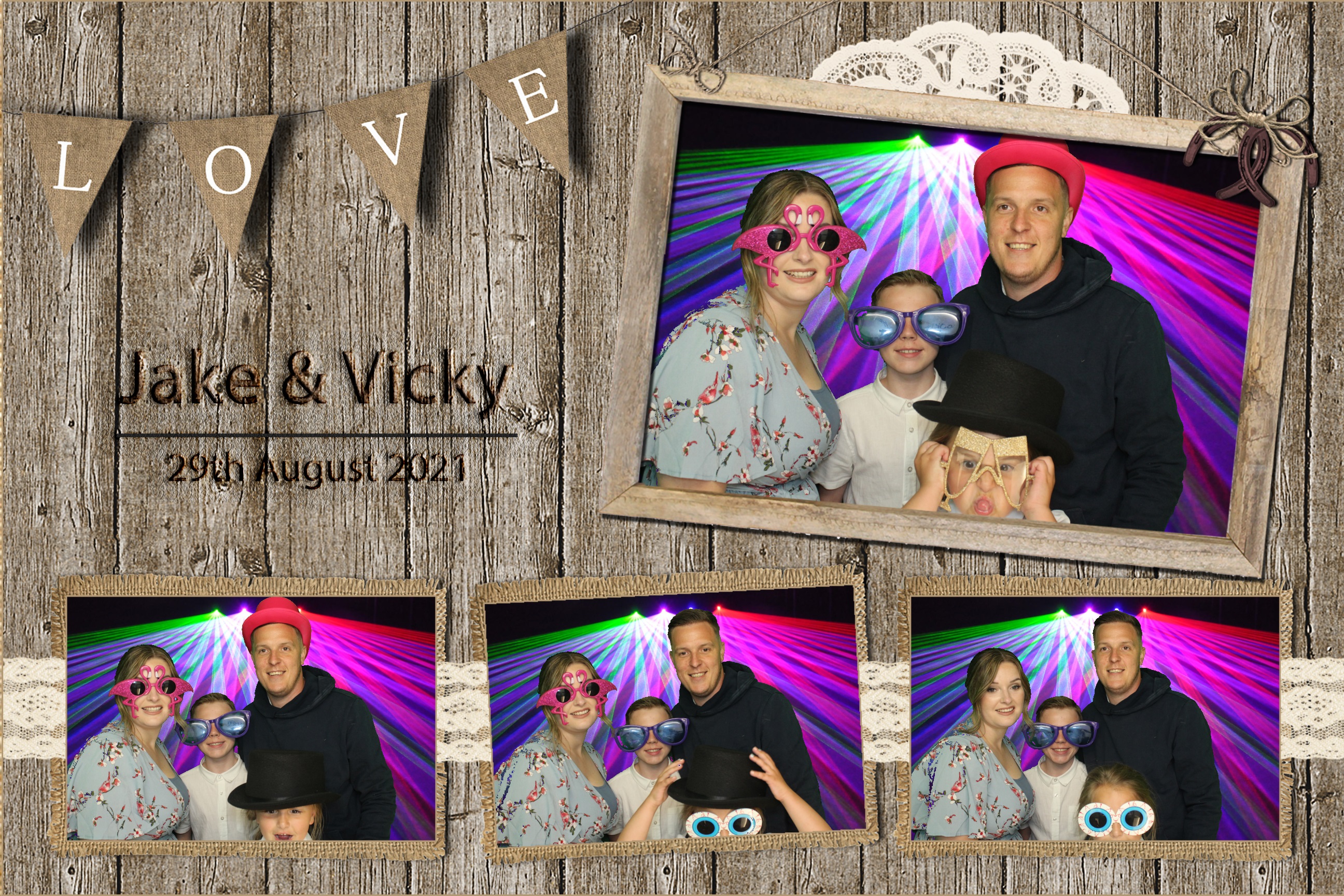 Jake & Vicky | View more photos from the event at images.mobile-photo-booth.com/u/MobilePhotoBoothUK/Jake-Vicky