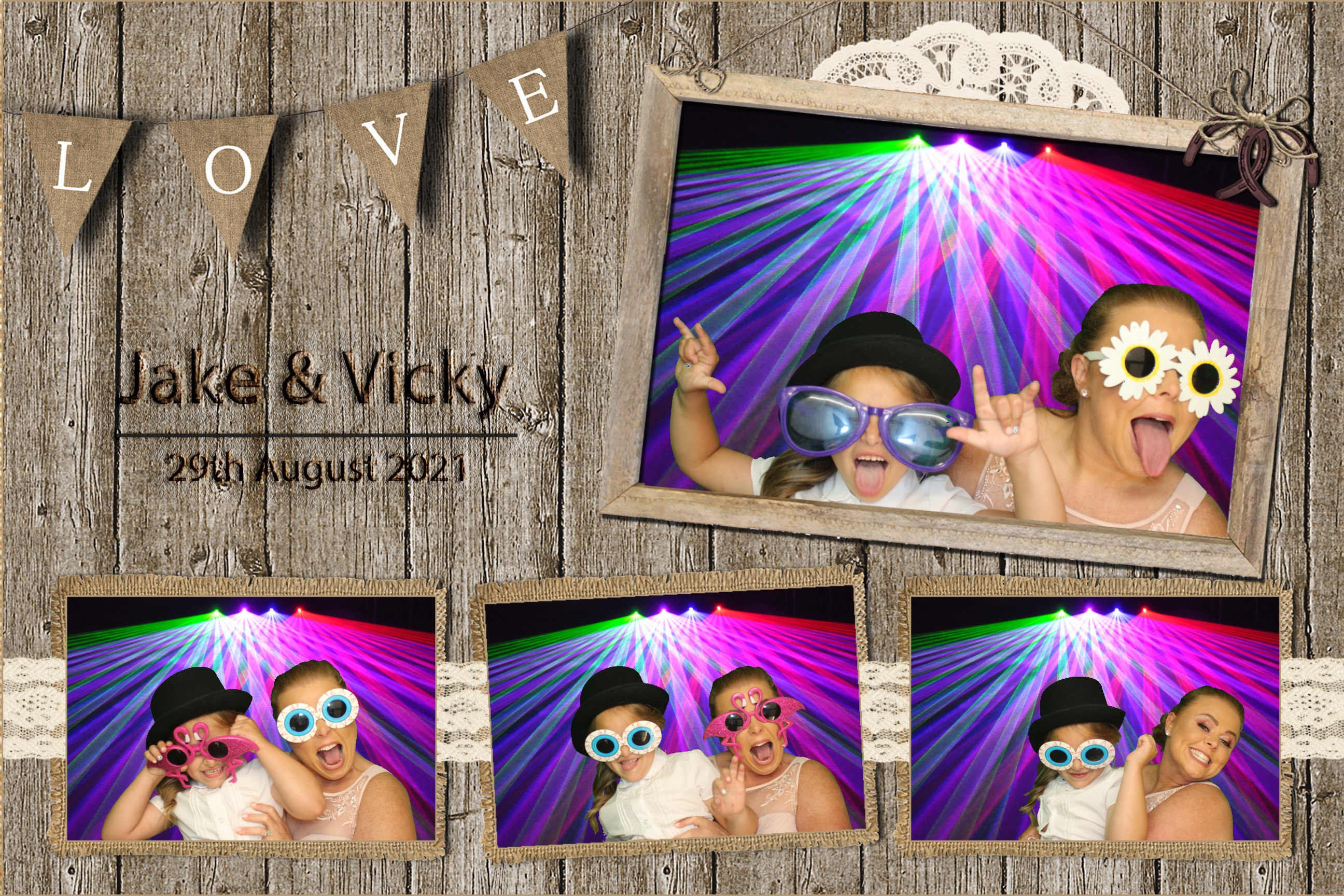 Jake & Vicky | View more photos from the event at images.mobile-photo-booth.com/u/MobilePhotoBoothUK/Jake-Vicky