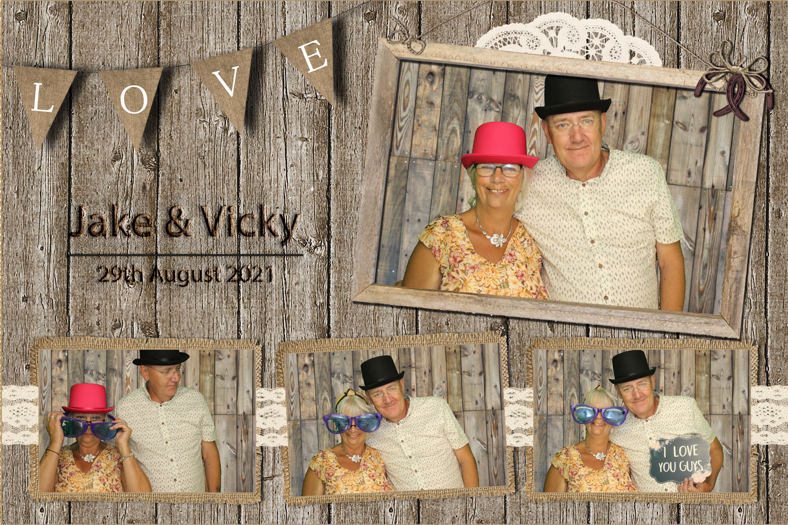 Jake & Vicky | View more photos from the event at images.mobile-photo-booth.com/u/MobilePhotoBoothUK/Jake-Vicky