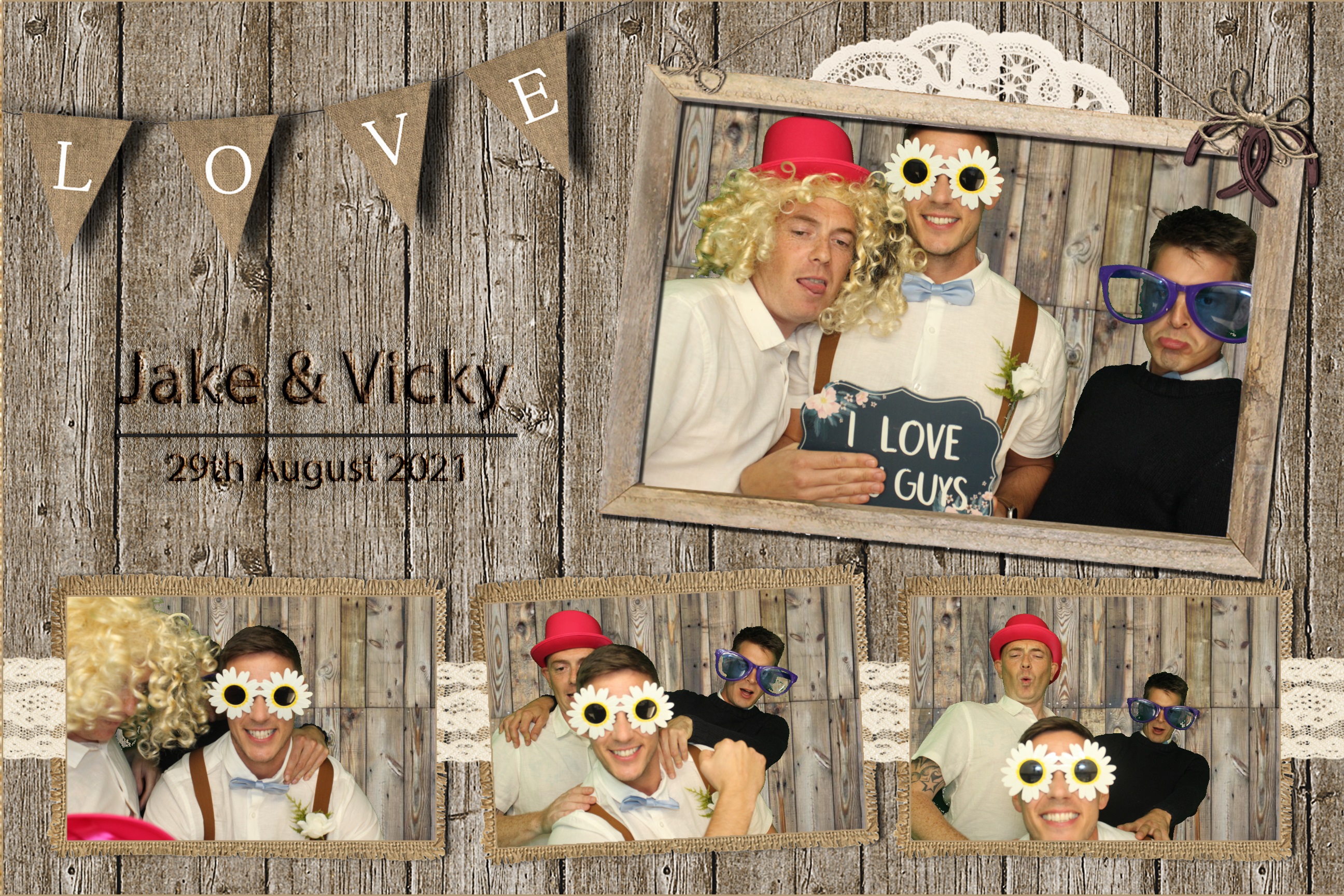 Jake & Vicky | View more photos from the event at images.mobile-photo-booth.com/u/MobilePhotoBoothUK/Jake-Vicky