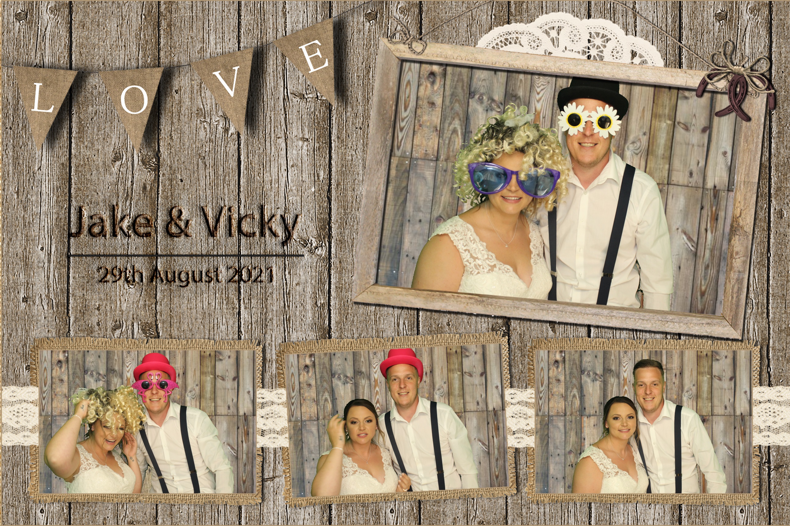 Jake & Vicky | View more photos from the event at images.mobile-photo-booth.com/u/MobilePhotoBoothUK/Jake-Vicky