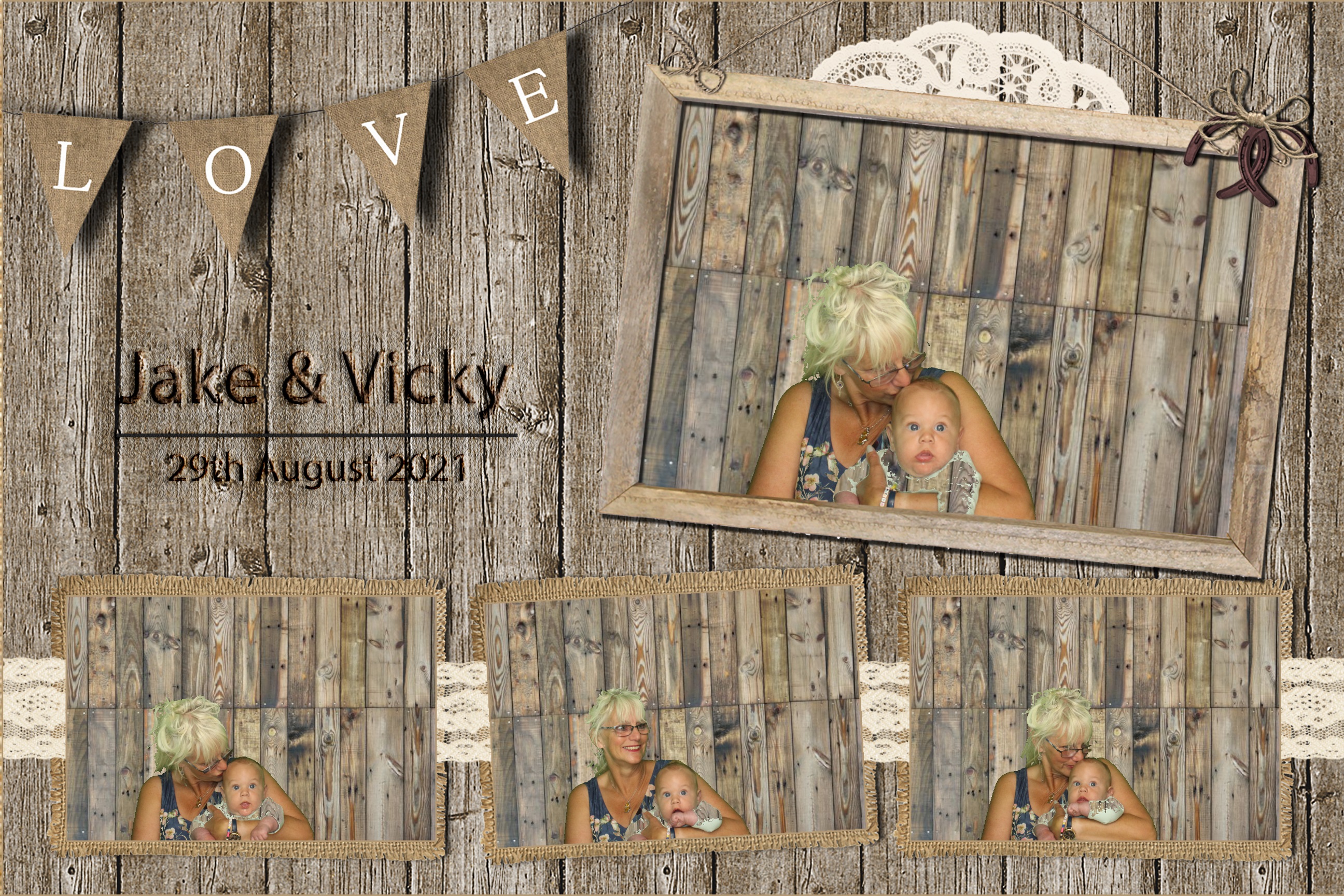 Jake & Vicky | View more photos from the event at images.mobile-photo-booth.com/u/MobilePhotoBoothUK/Jake-Vicky