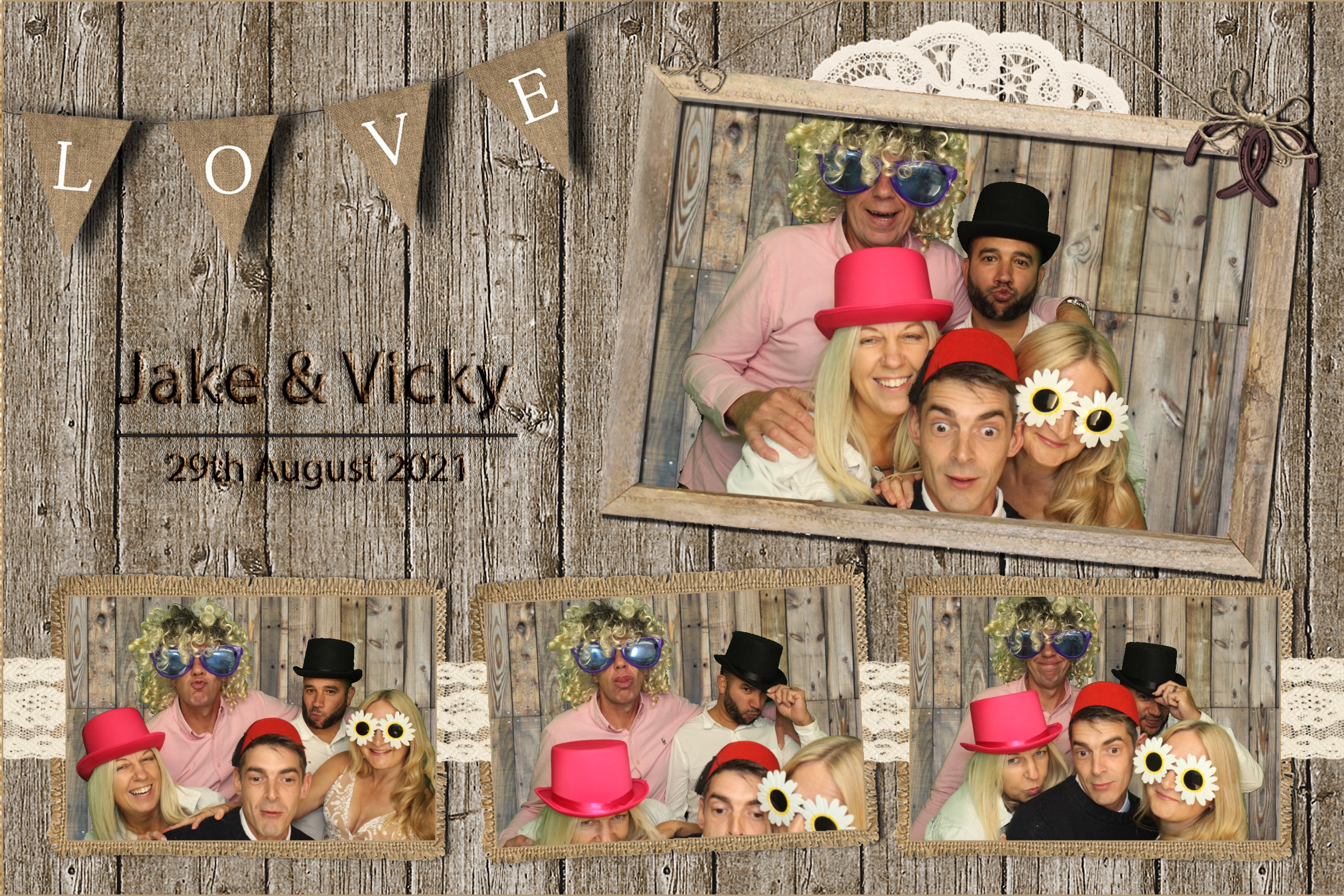 Jake & Vicky | View more photos from the event at images.mobile-photo-booth.com/u/MobilePhotoBoothUK/Jake-Vicky