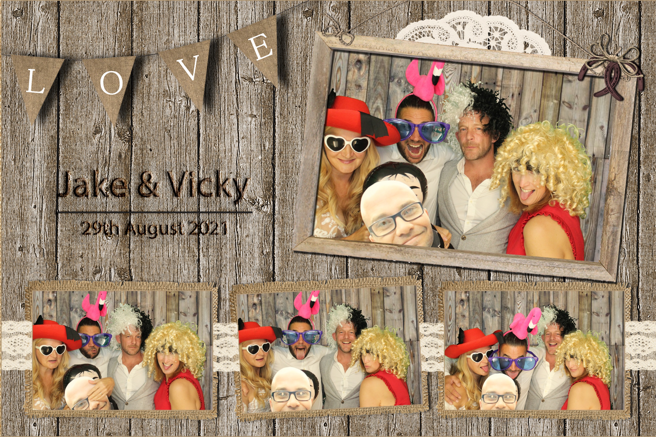 Jake & Vicky | View more photos from the event at images.mobile-photo-booth.com/u/MobilePhotoBoothUK/Jake-Vicky