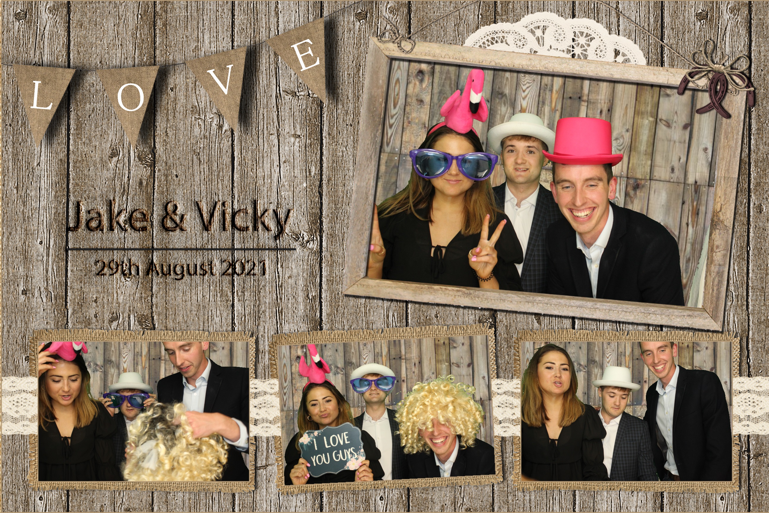 Jake & Vicky | View more photos from the event at images.mobile-photo-booth.com/u/MobilePhotoBoothUK/Jake-Vicky